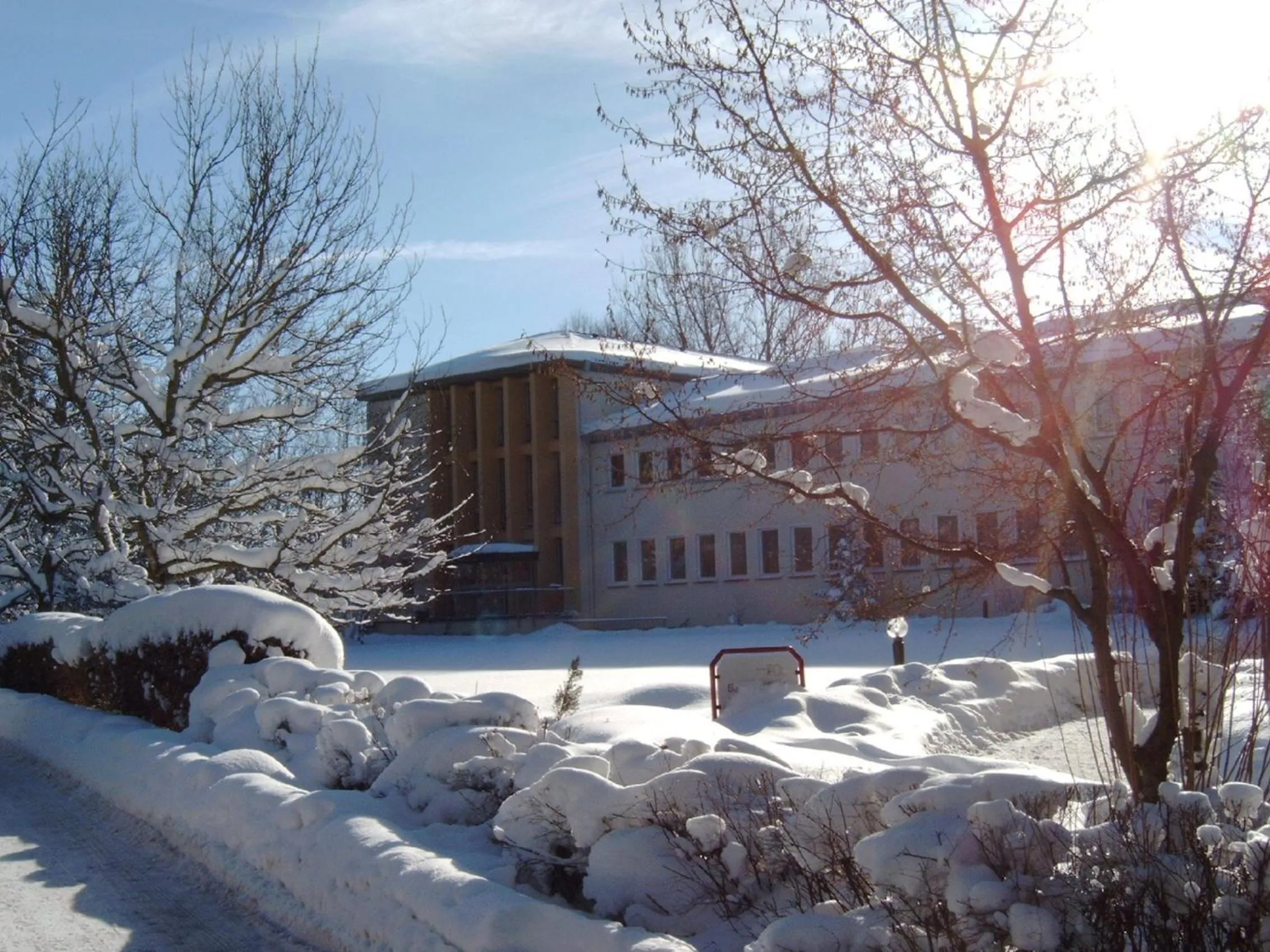Facade/entrance in Tagungshaus Regina Pacis