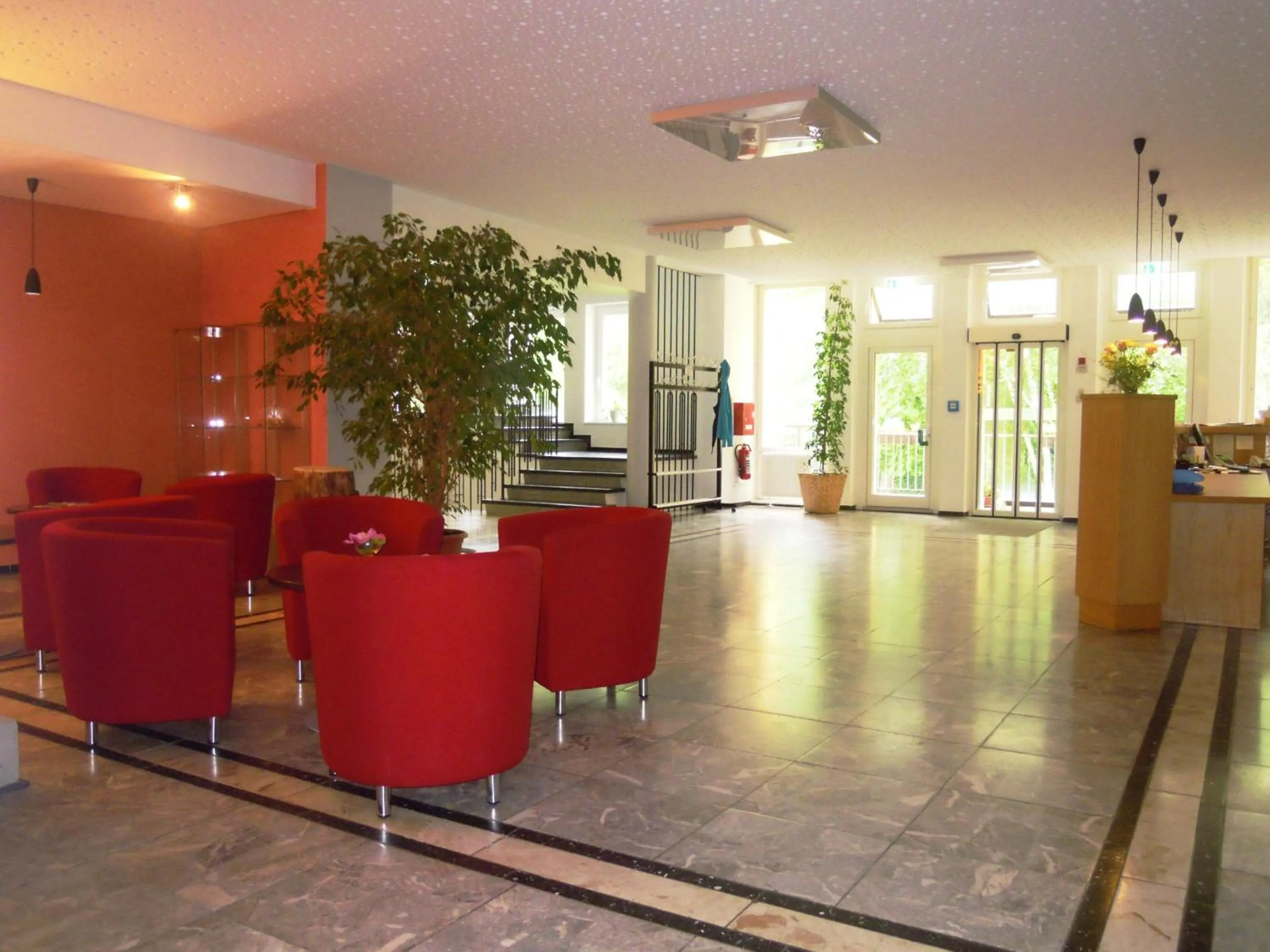 Lobby or reception in Tagungshaus Regina Pacis