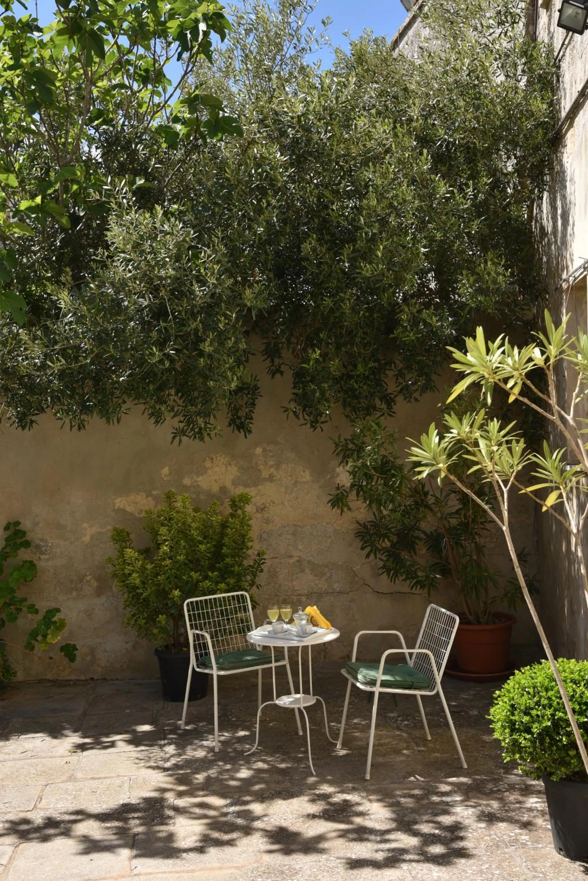Inner courtyard view in B&B Antica Corte