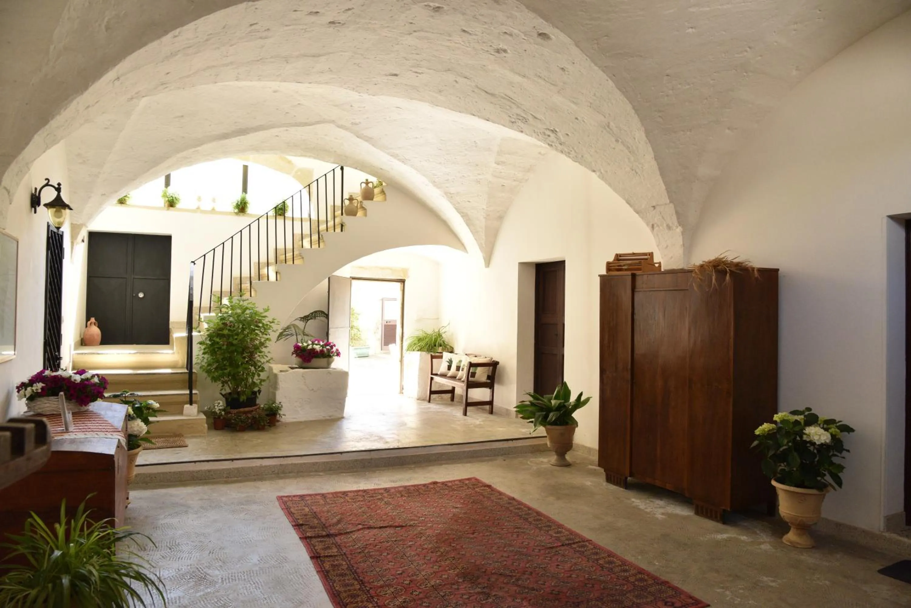 Patio in B&B Antica Corte