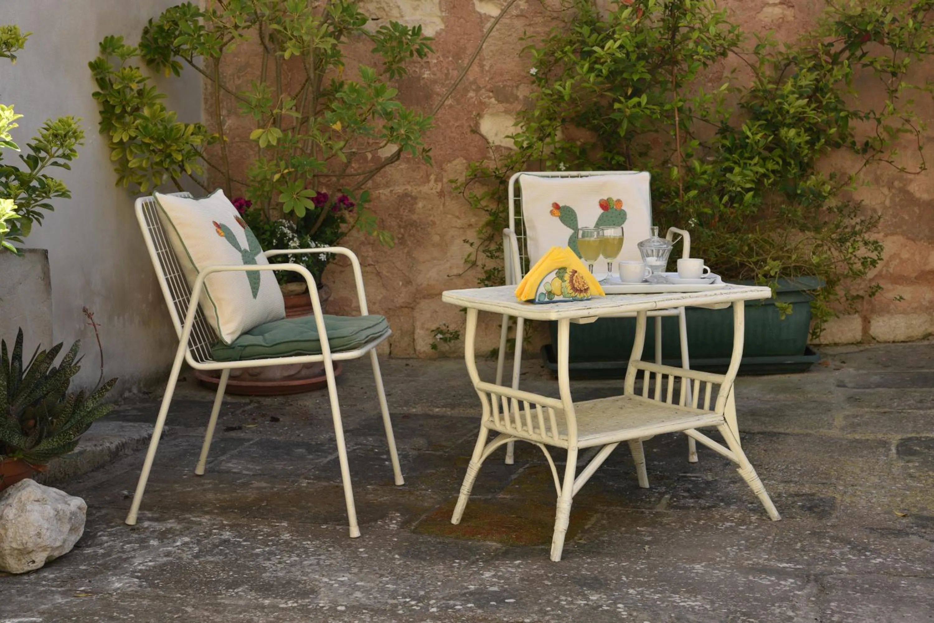 Inner courtyard view in B&B Antica Corte