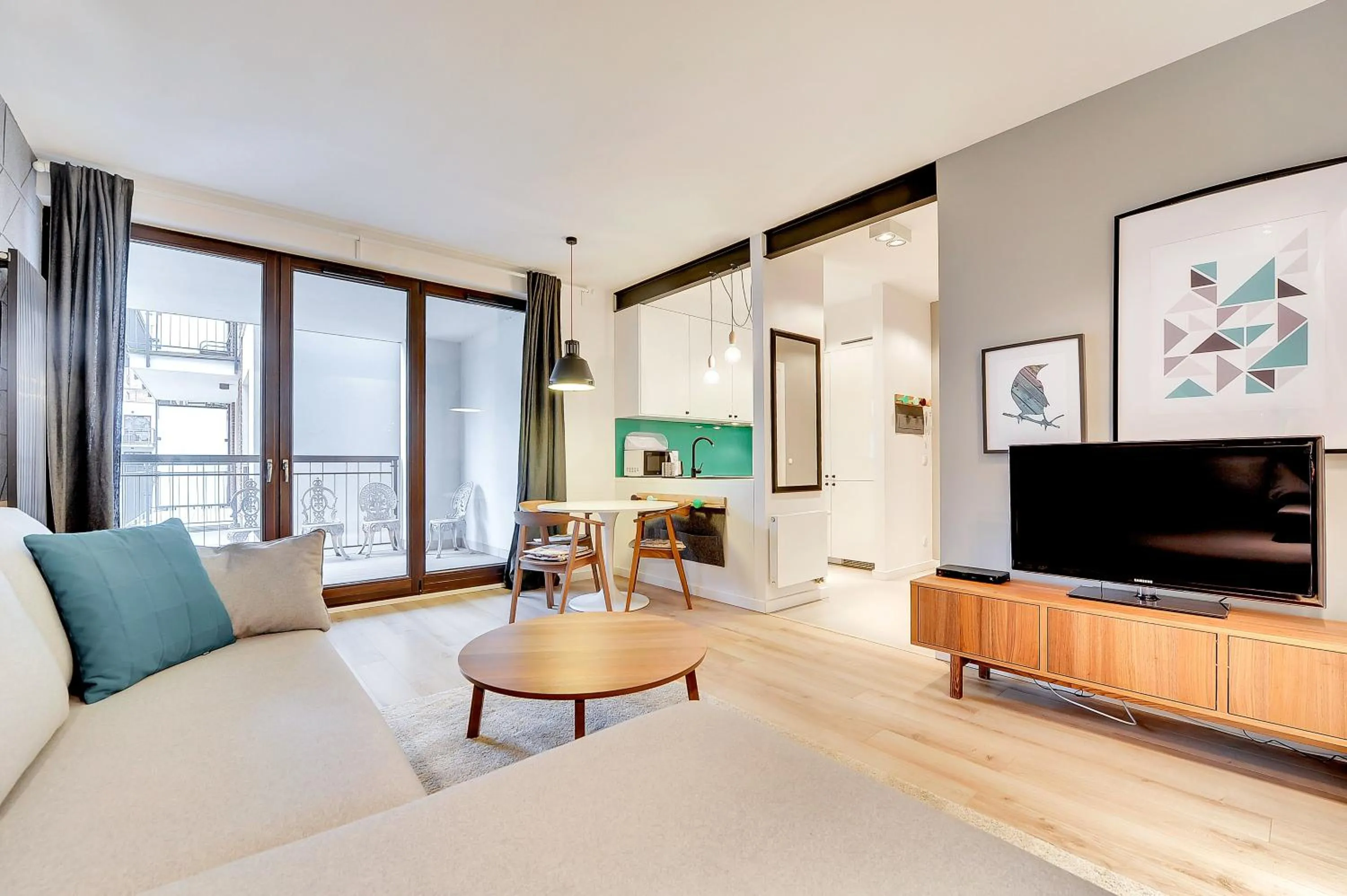 Living room in Apartamenty Apartinfo Szafarnia