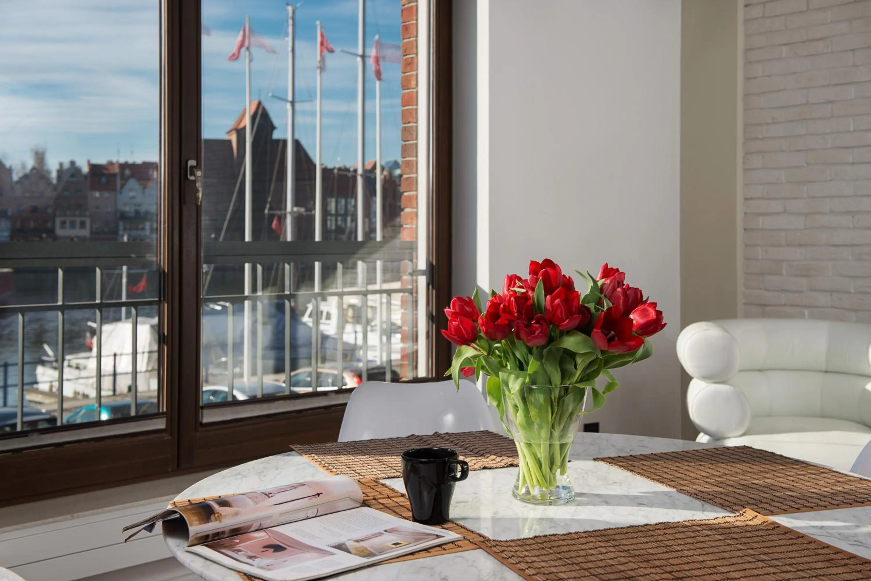 Dining area in Apartamenty Apartinfo Szafarnia
