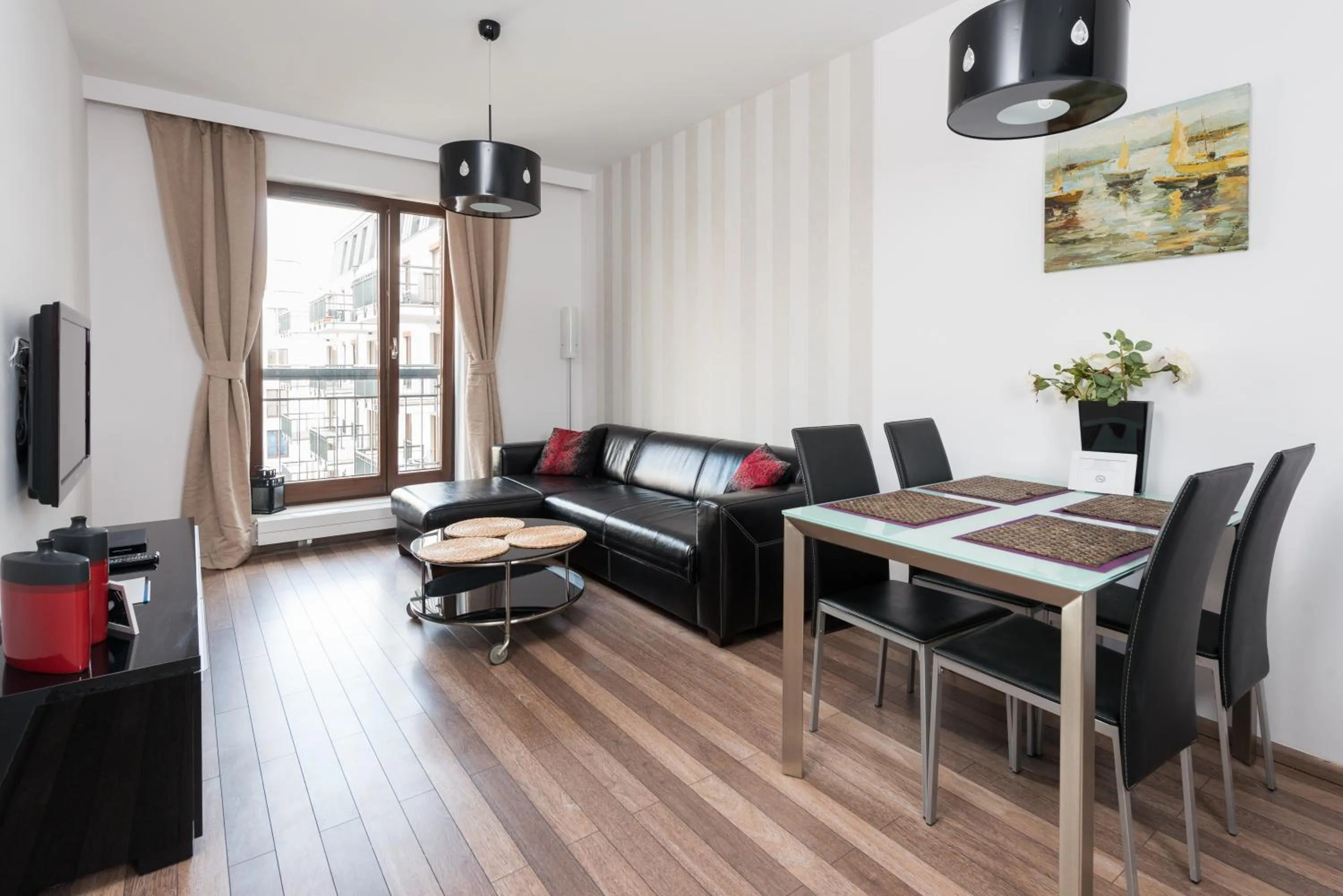 Living room in Apartamenty Apartinfo Szafarnia