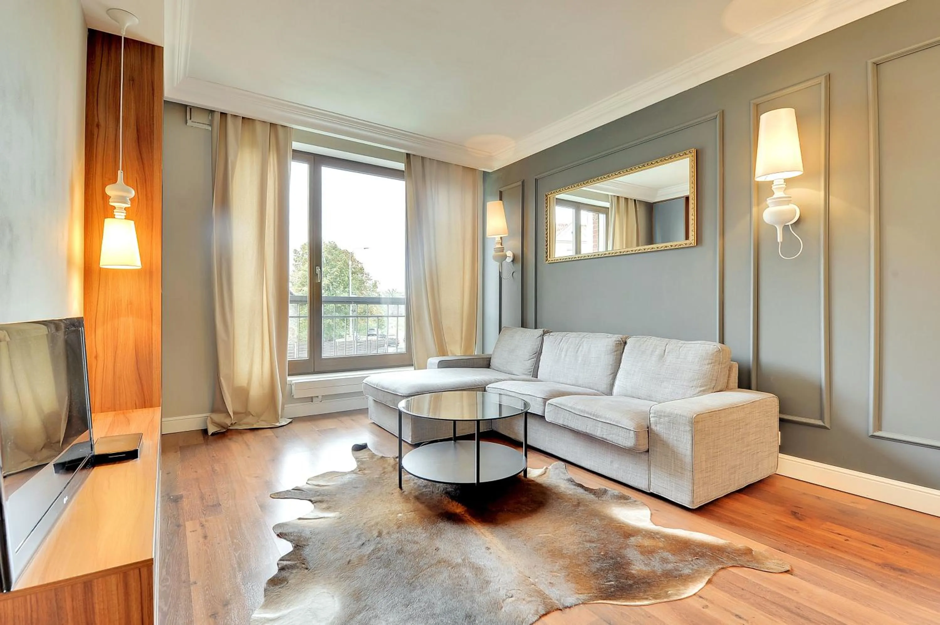 Living room in Apartamenty Apartinfo Szafarnia