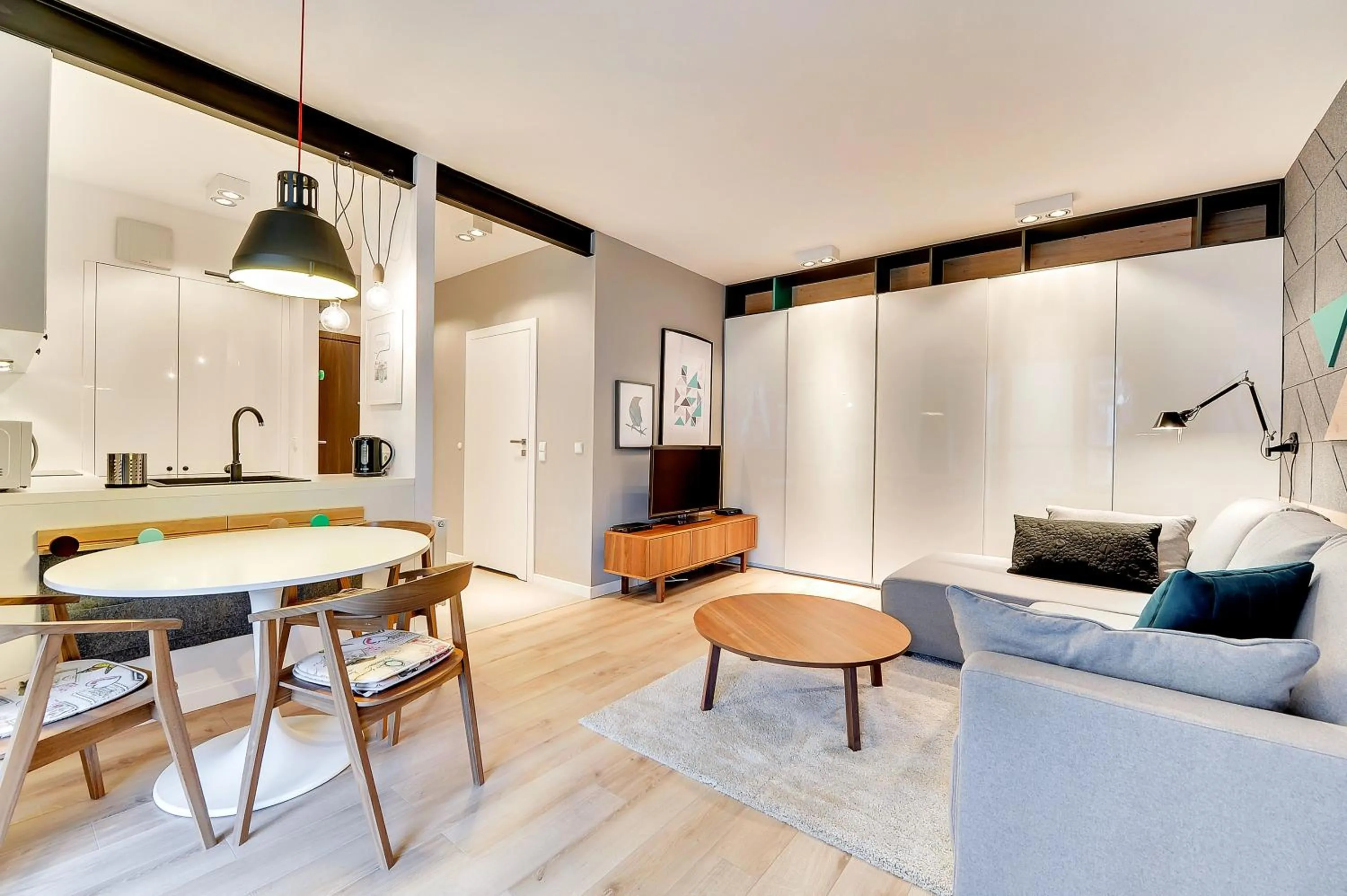 Living room in Apartamenty Apartinfo Szafarnia