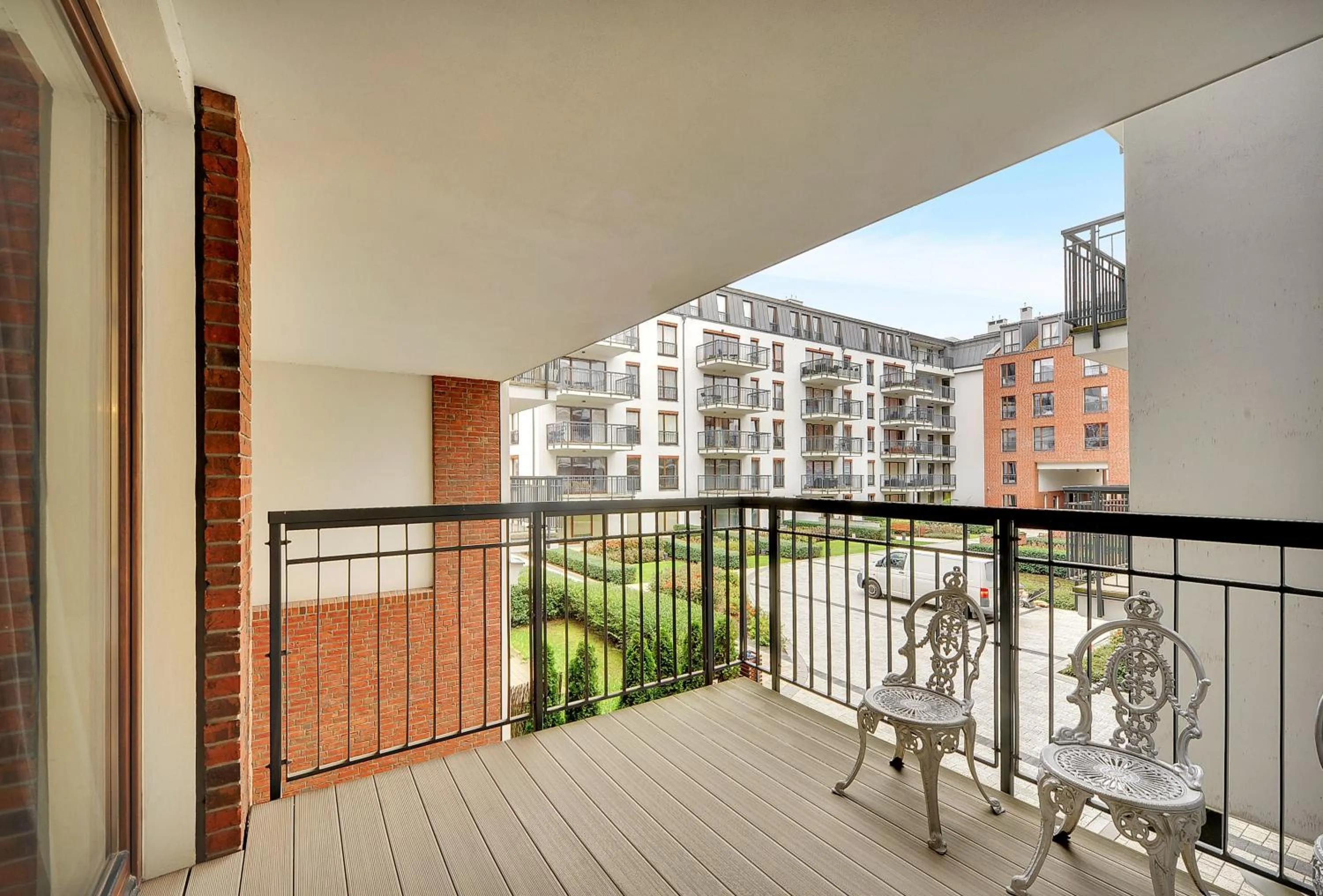 Balcony/Terrace in Apartamenty Apartinfo Szafarnia