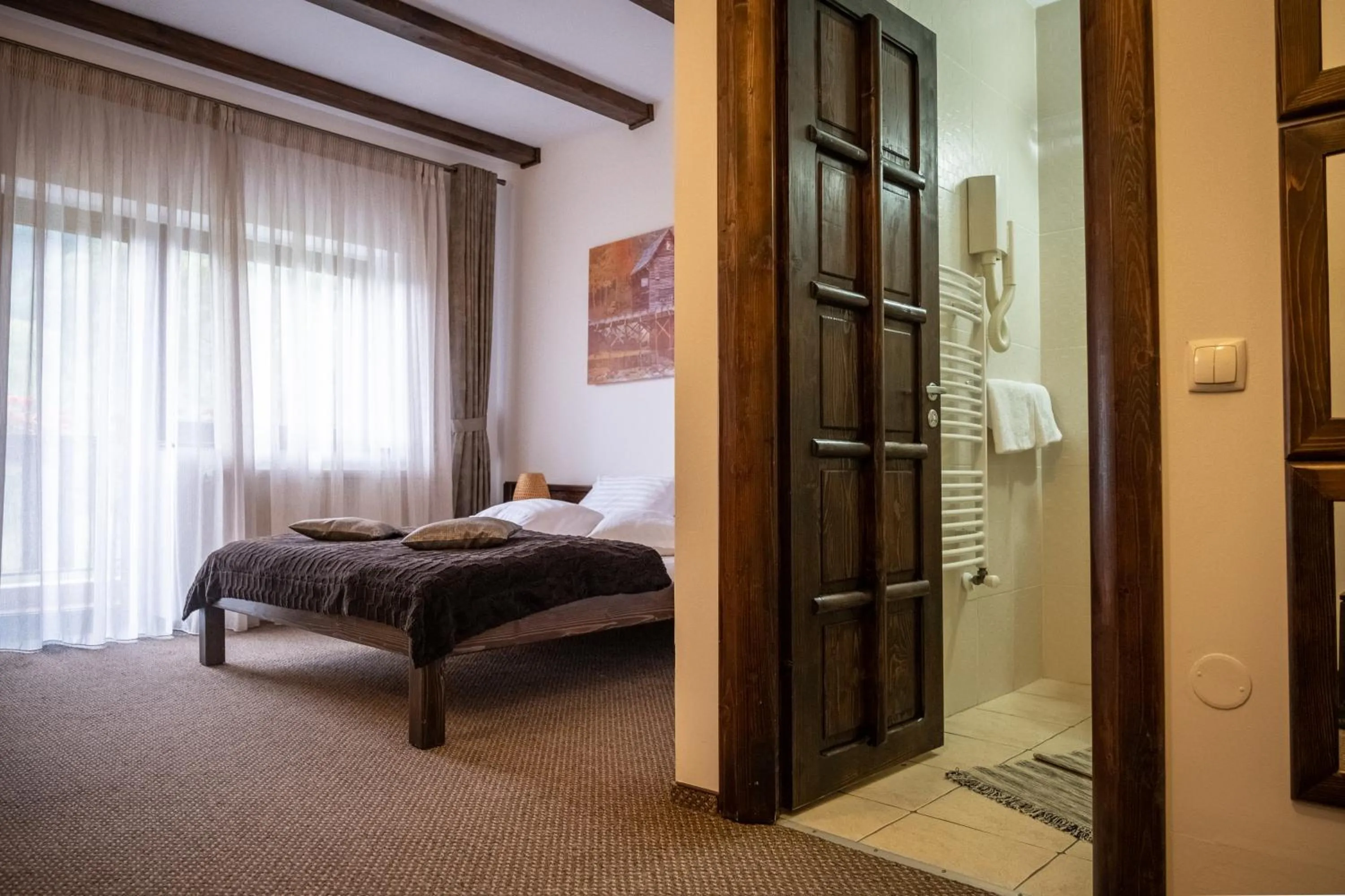 Bed in Transylvanian Inn