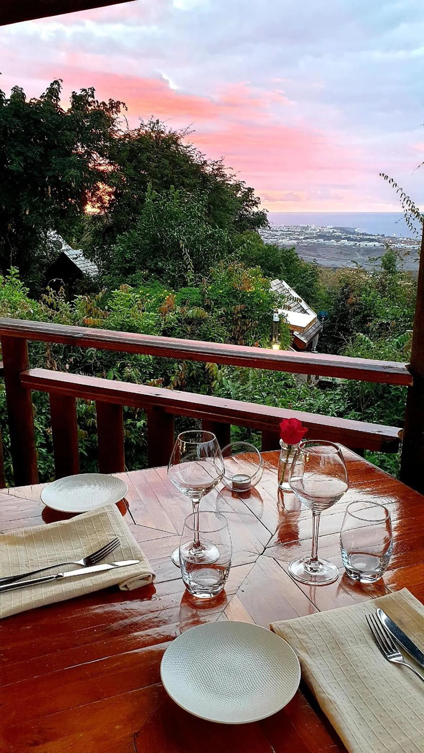 View (from property/room) in Lodge Roche Tamarin