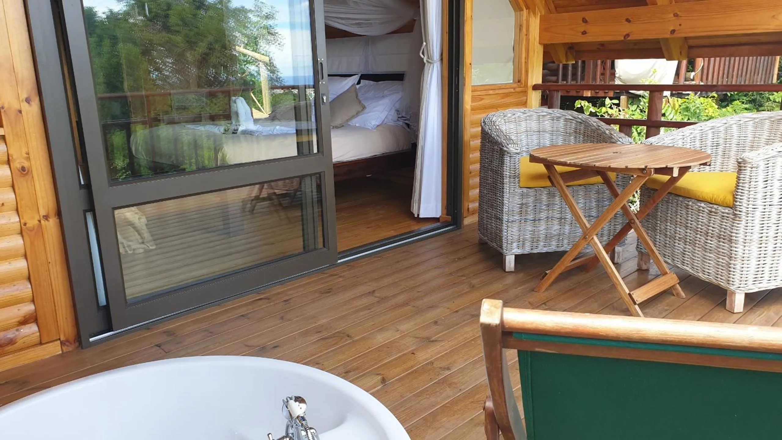 Balcony/Terrace in Lodge Roche Tamarin