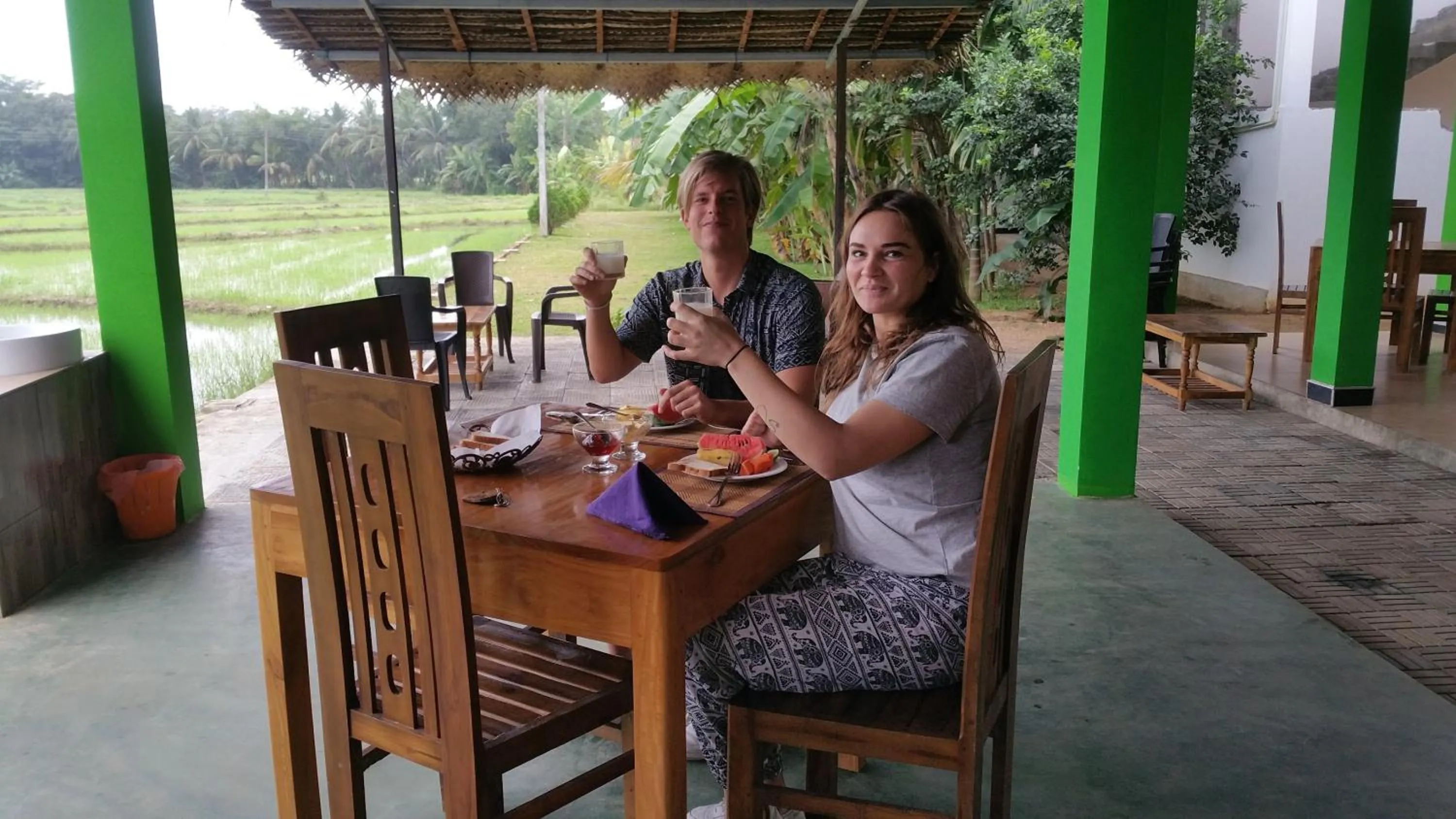 Breakfast in Rivonway Hotel Polonnaruwa