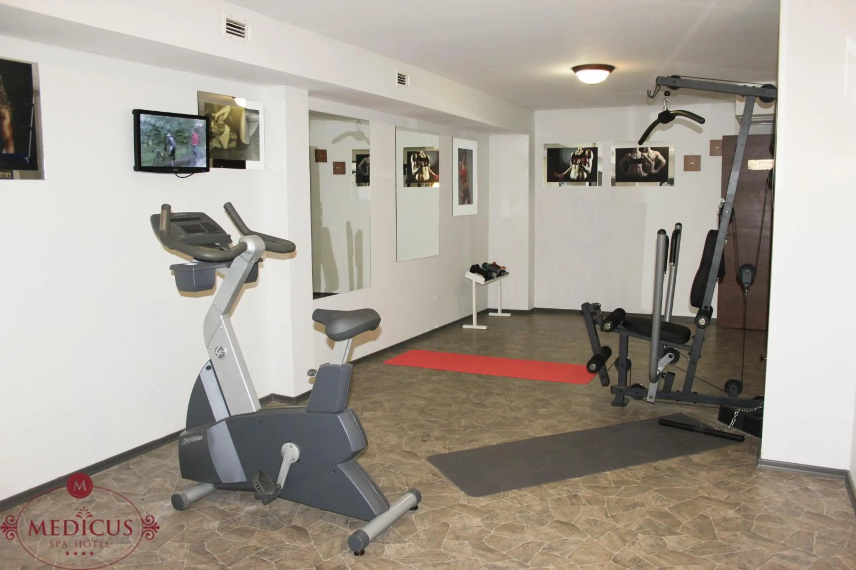 Fitness centre/facilities in SPA Hotel Medicus