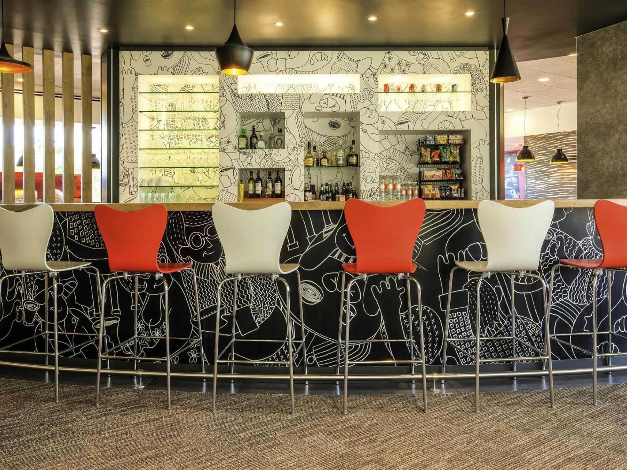 Lounge or bar in Ibis Mexico Perinorte