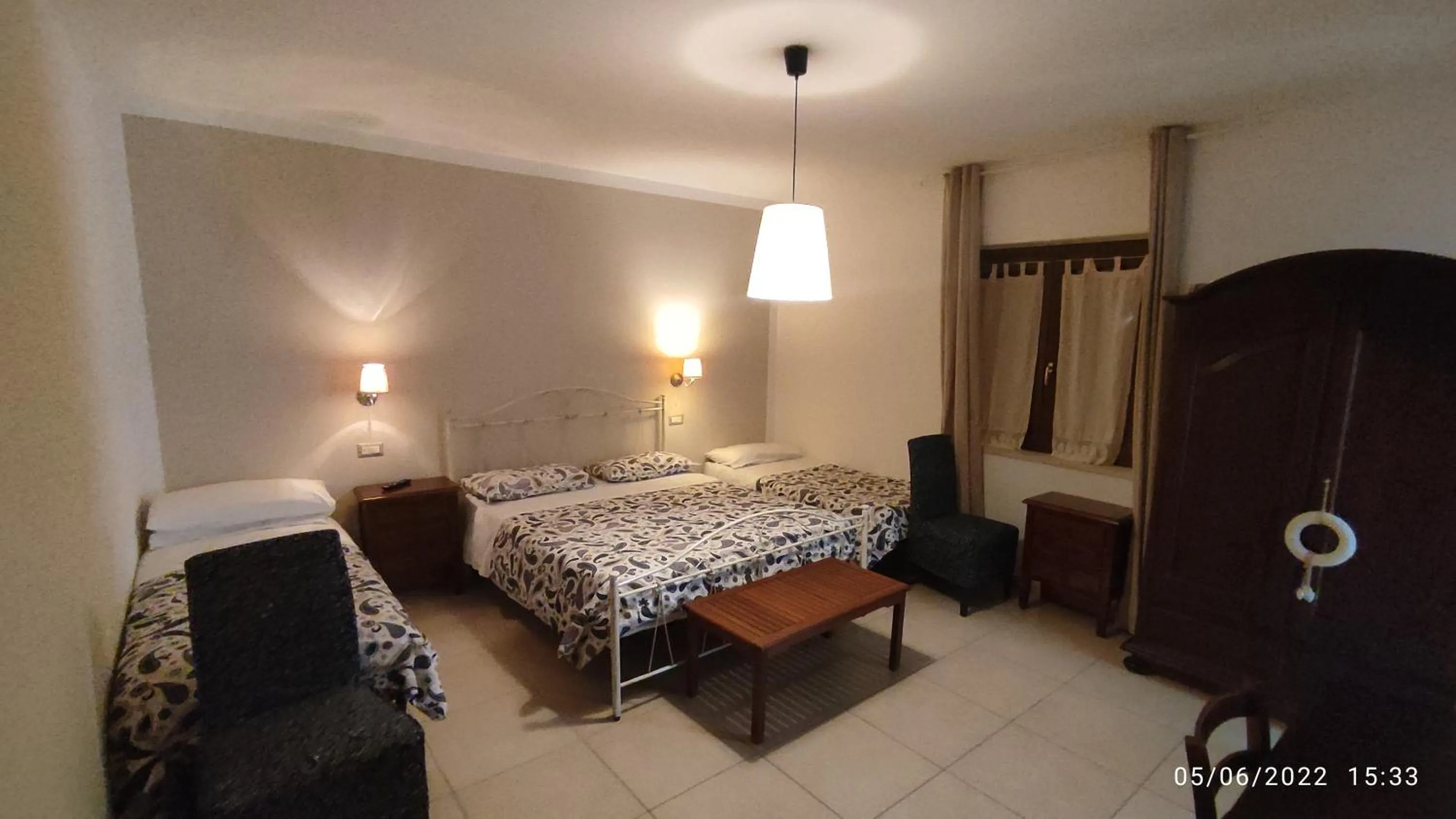 Bed in Villa Cristina