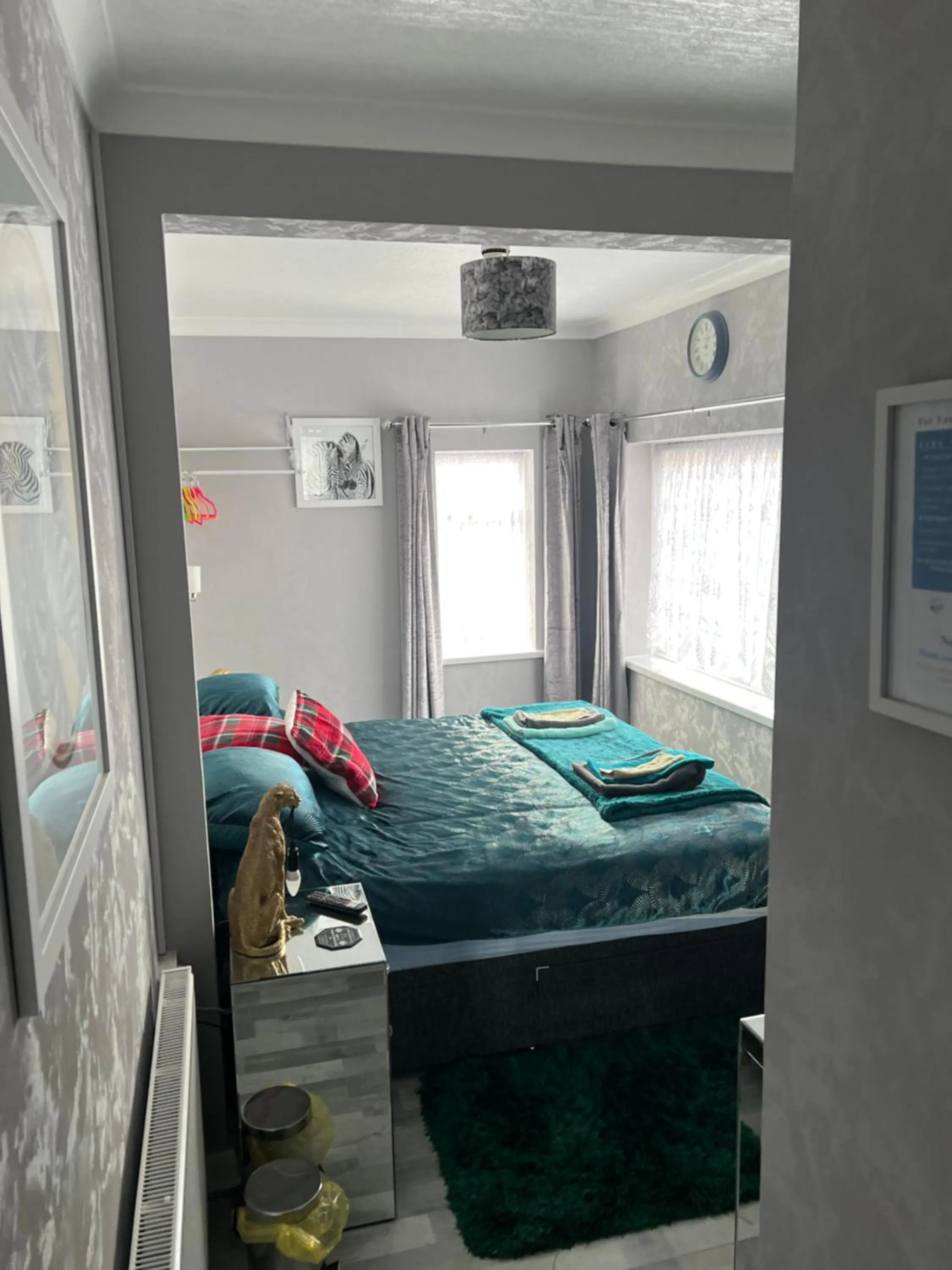 Bed in The Southwold Guest House