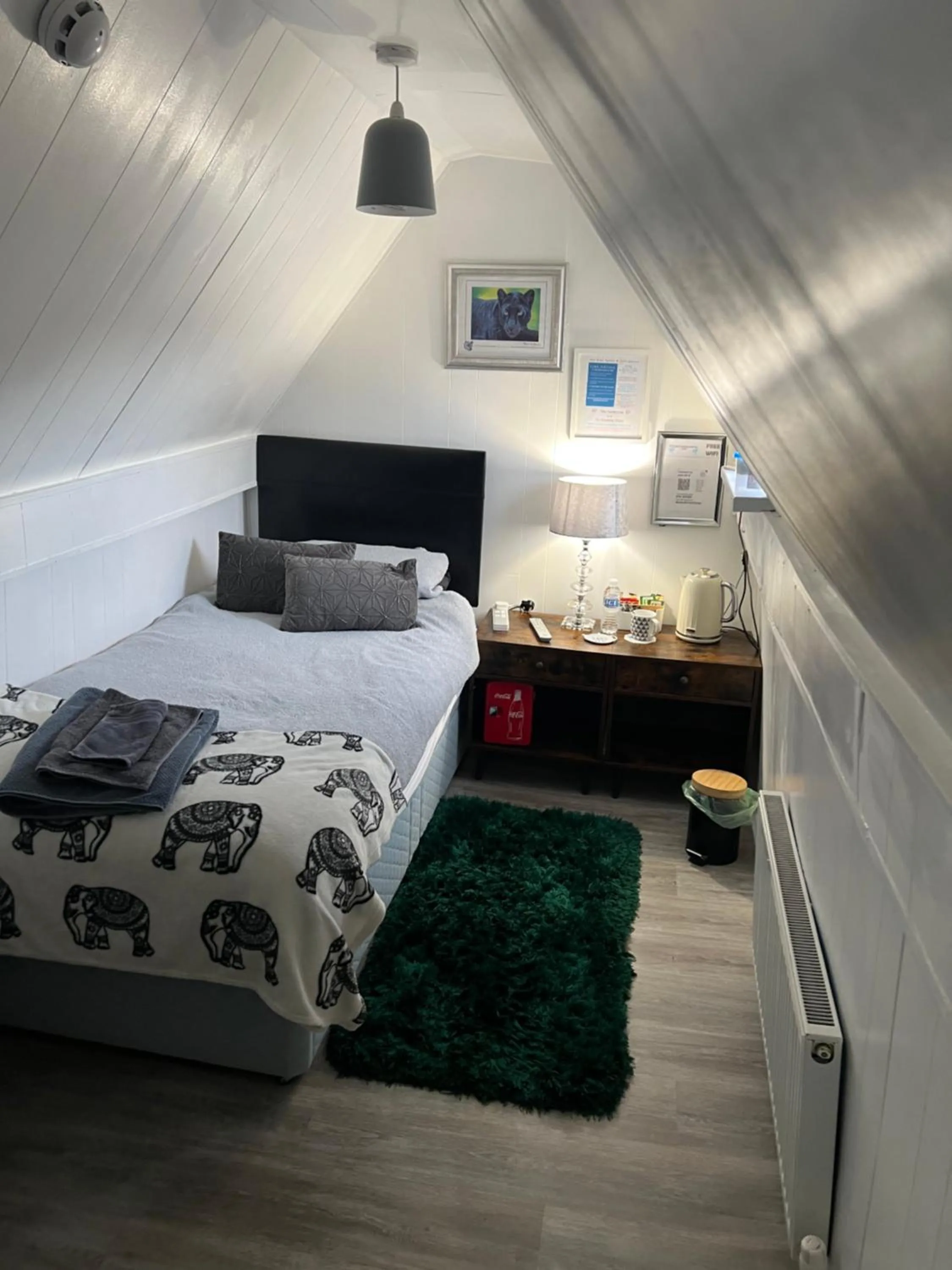 Bed in The Southwold Guest House