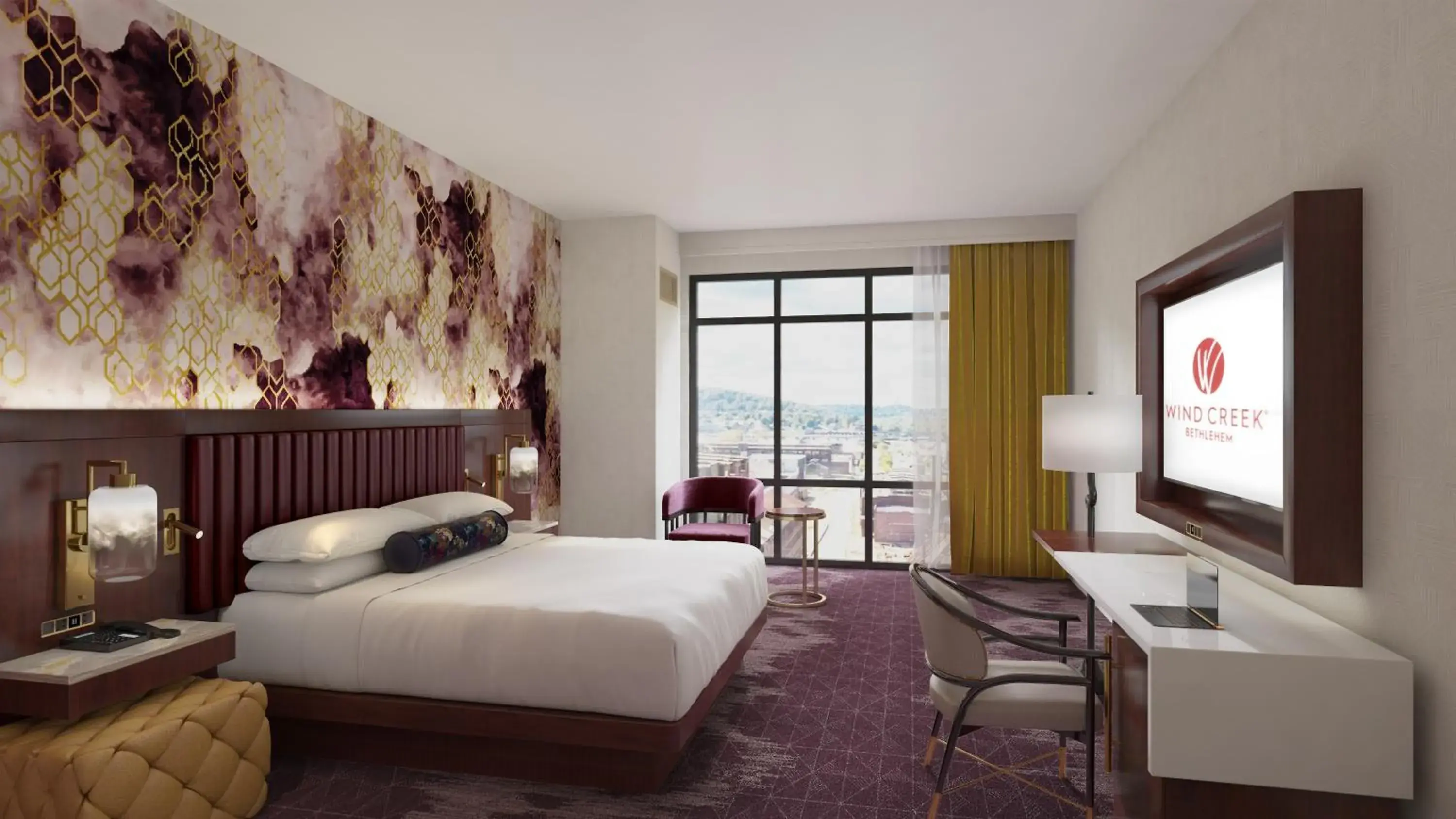 Bed in Wind Creek Bethlehem Casino & Resort Bed in Wind Creek Bethlehem Casino & Resort