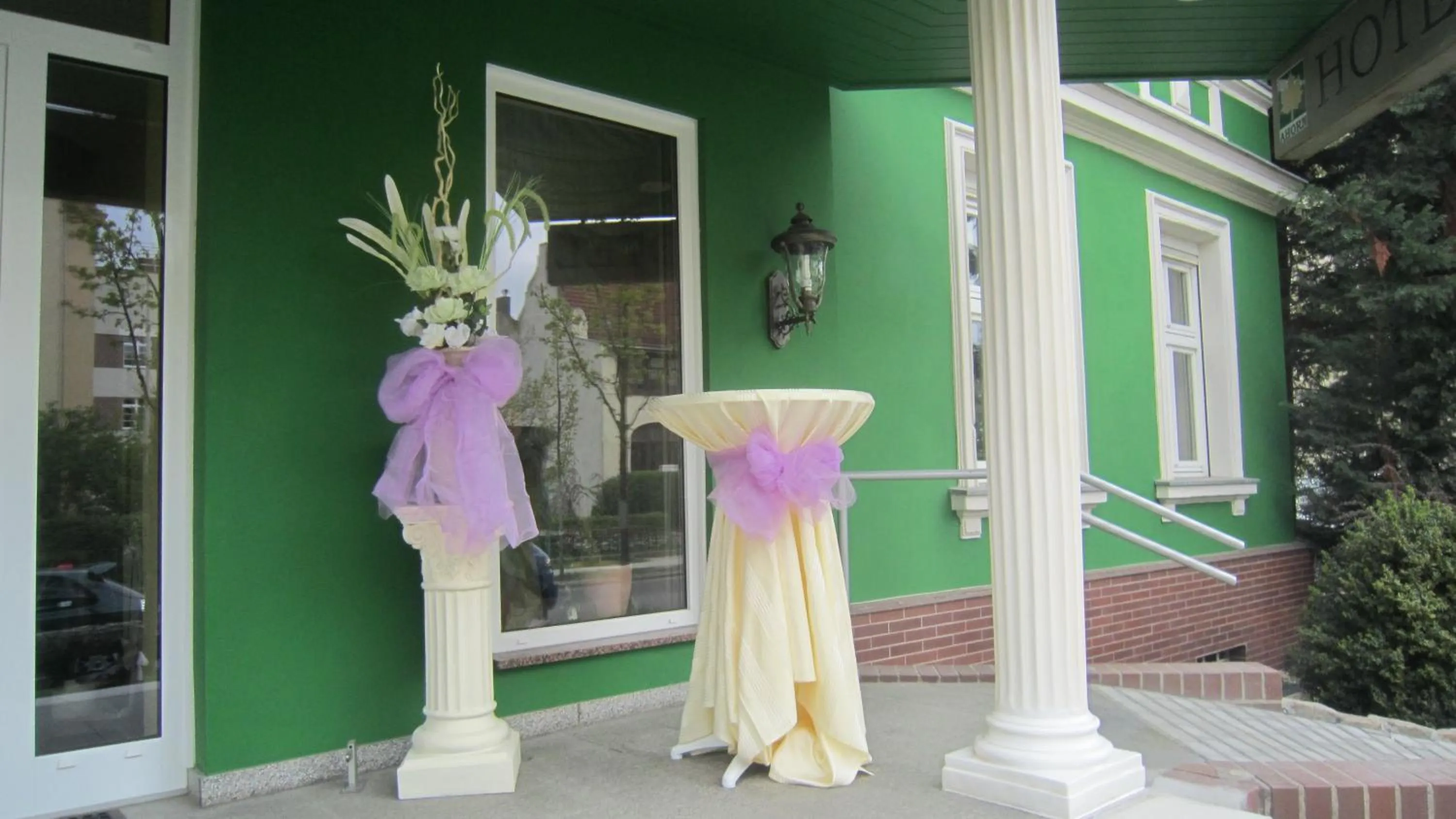 Facade/entrance in Ahorn Hotel