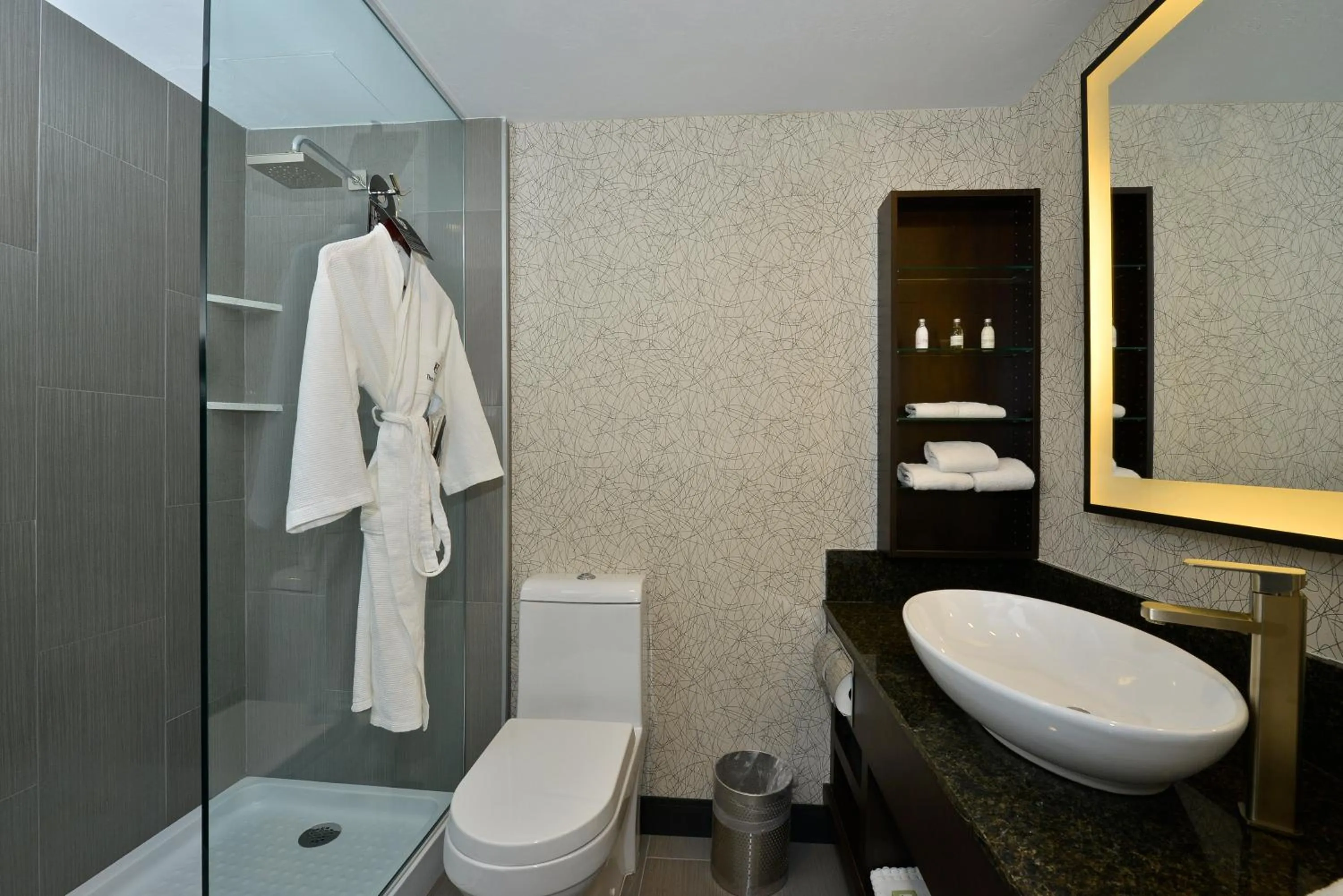 Bathroom in voco Laguna Hills by IHG