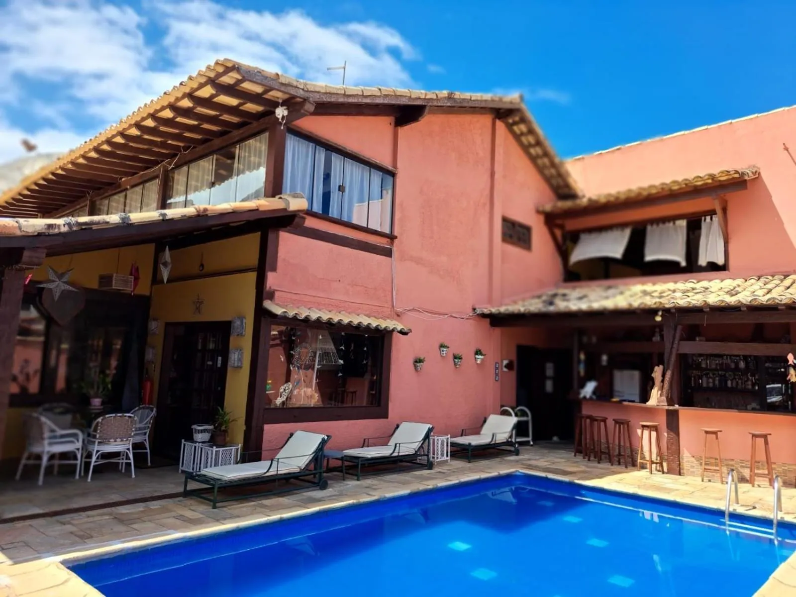 Swimming pool in Pousada Mar a Mar