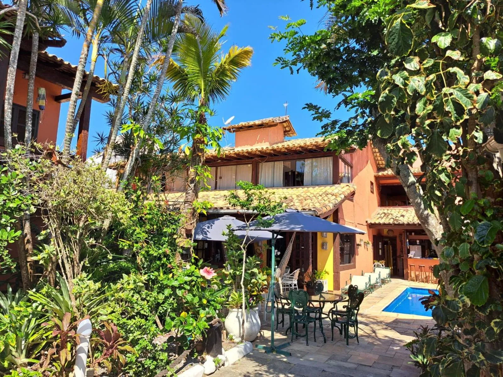 Garden view in Pousada Mar a Mar