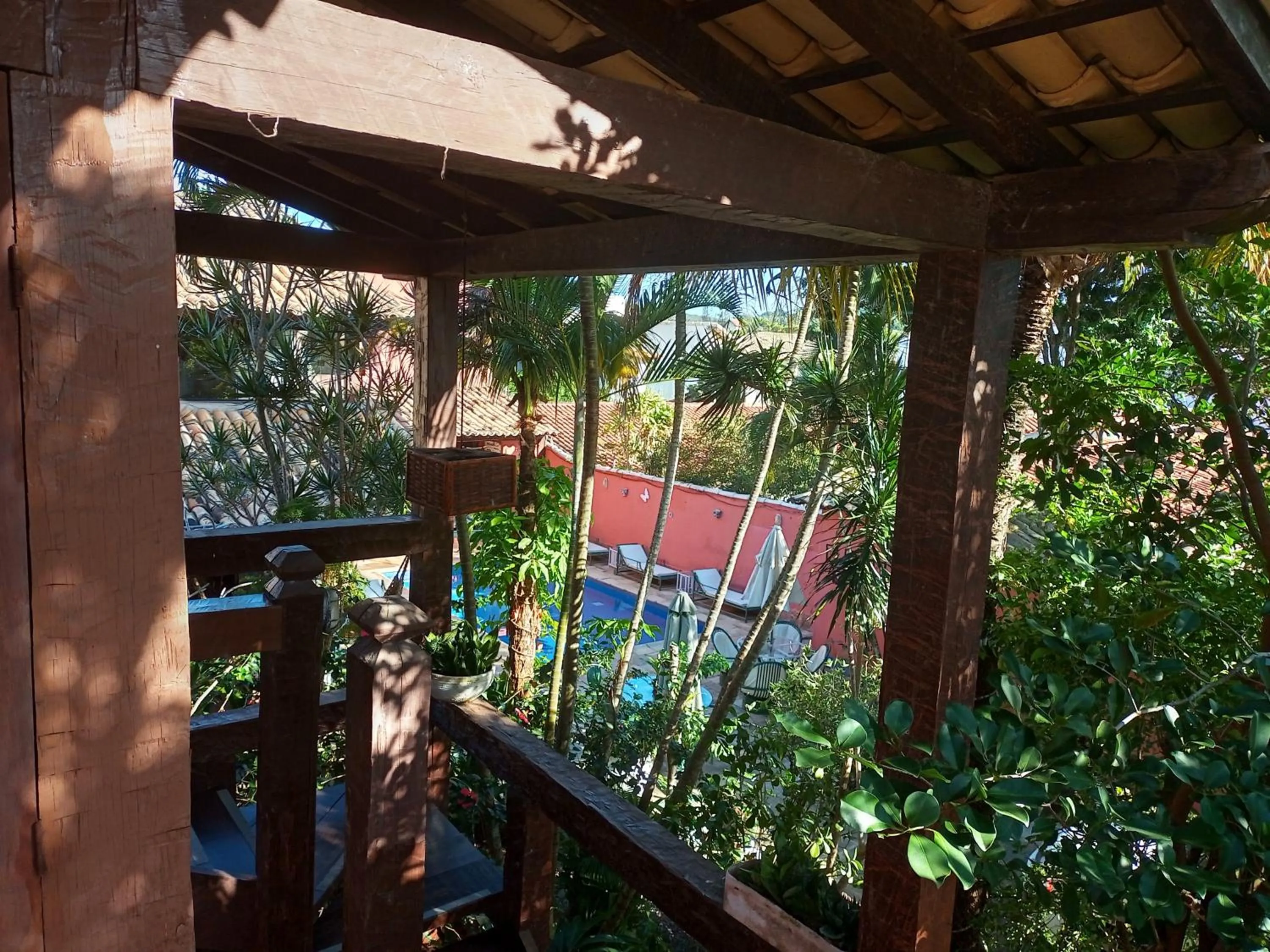 Pool view in Pousada Mar a Mar