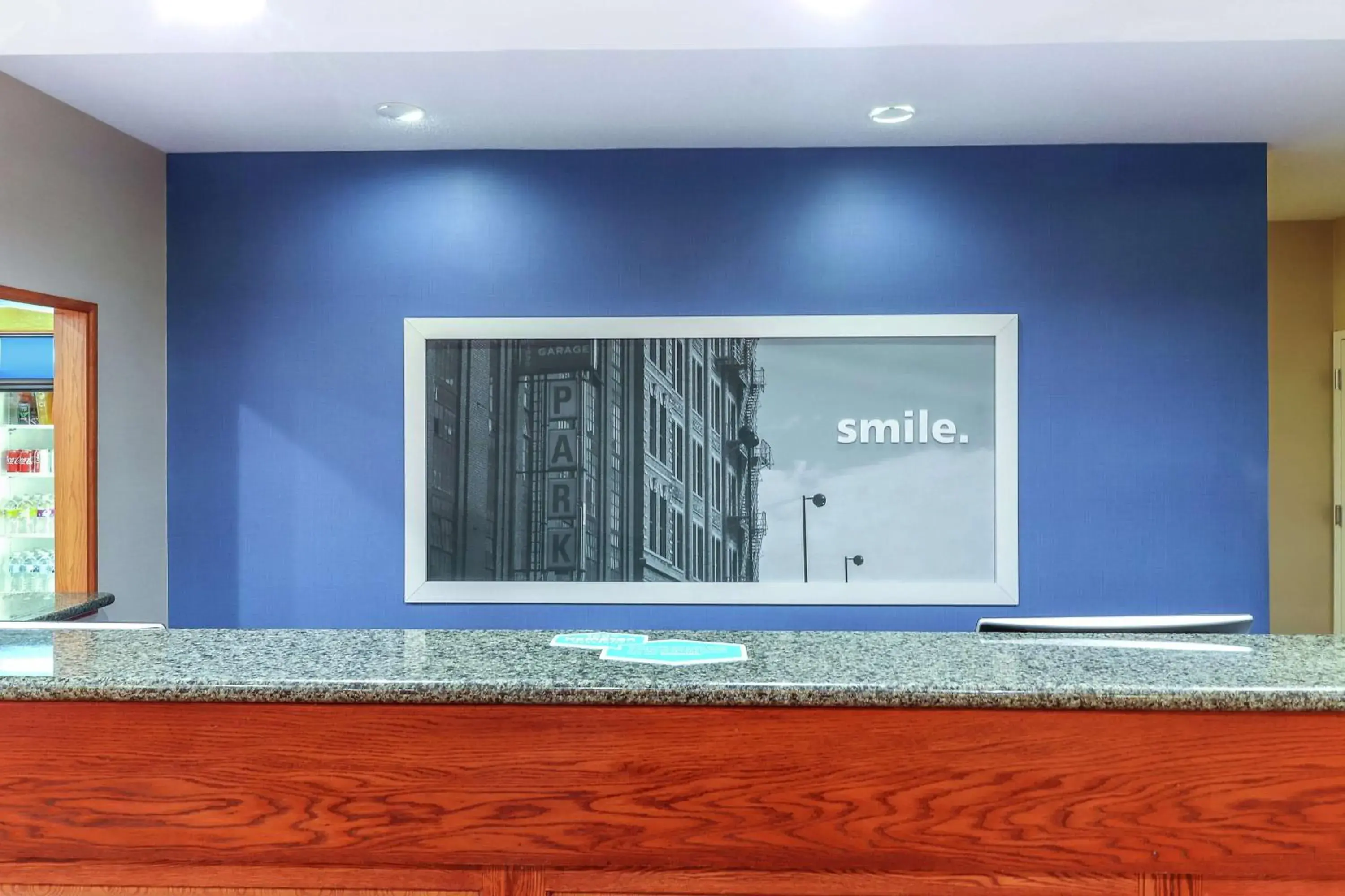 Lobby or reception in Hampton Inn Heath Lobby or reception in Hampton Inn Heath