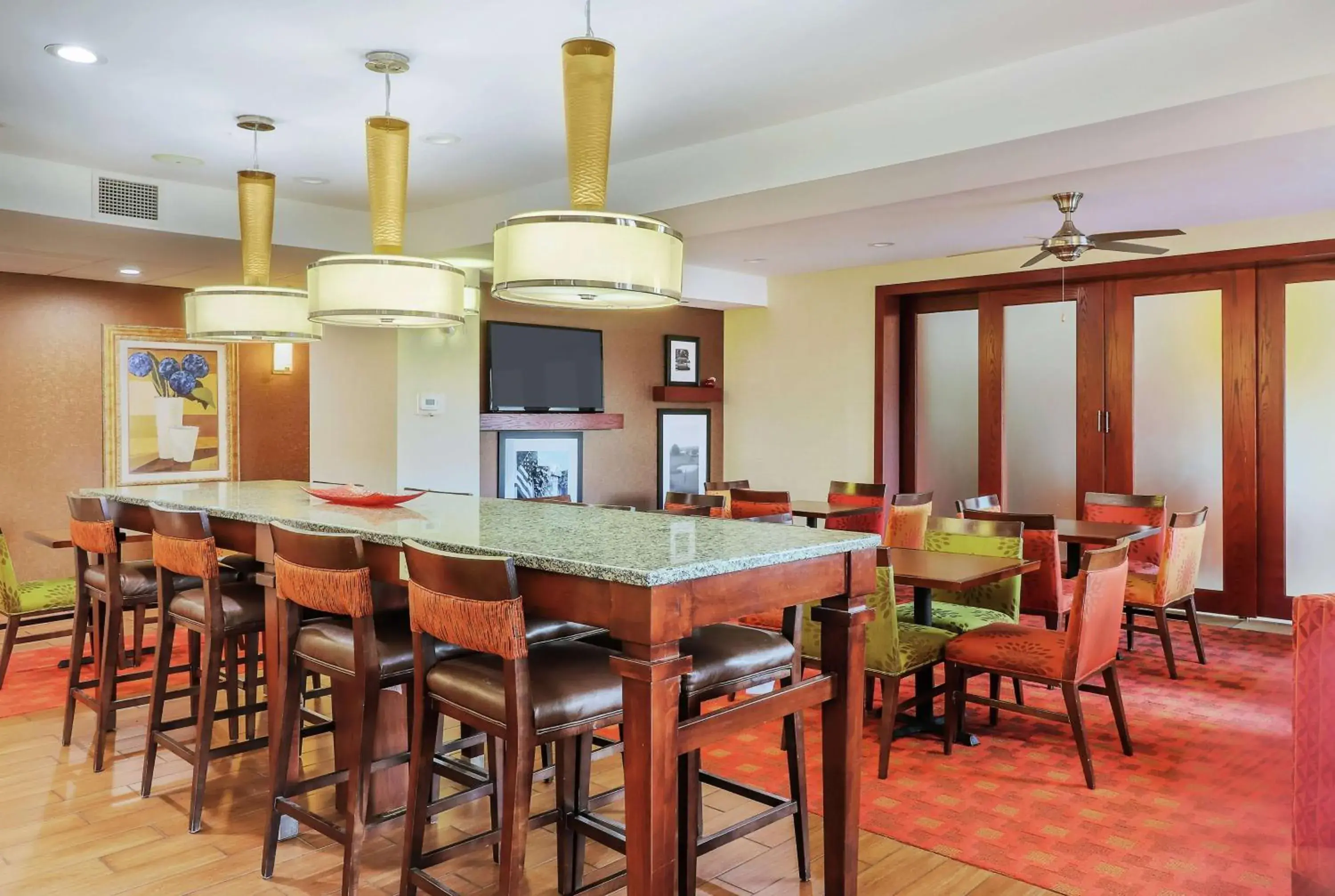 Lobby or reception in Hampton Inn Heath Lobby or reception in Hampton Inn Heath