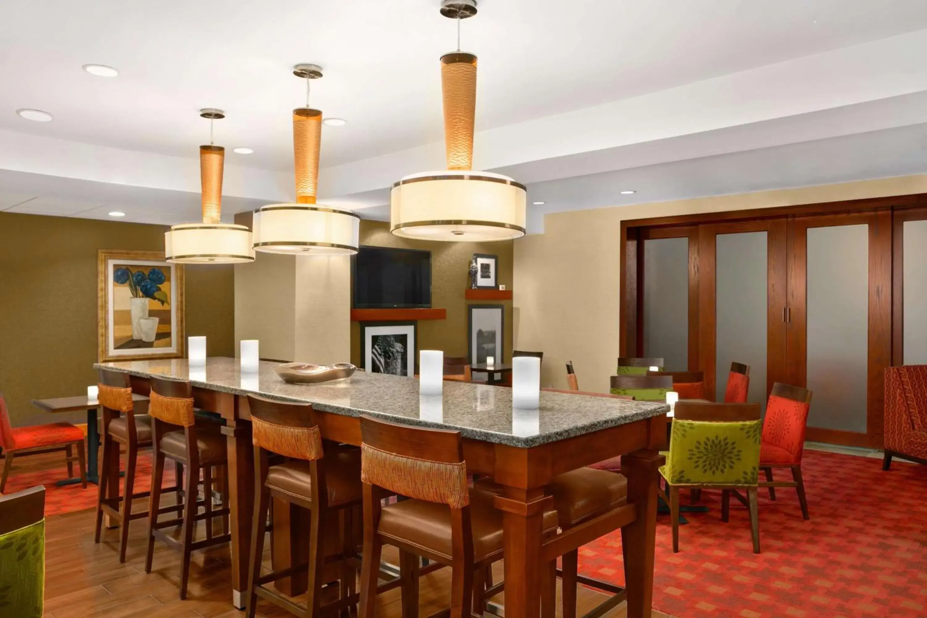 Lobby or reception in Hampton Inn Heath Lobby or reception in Hampton Inn Heath