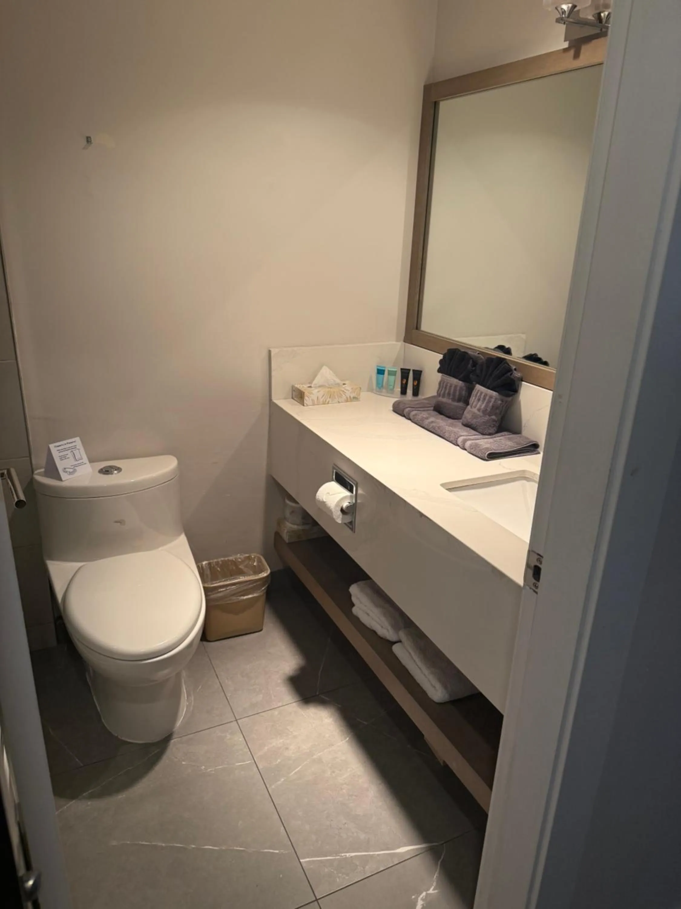 Toilet in Sand Pebbles Inn