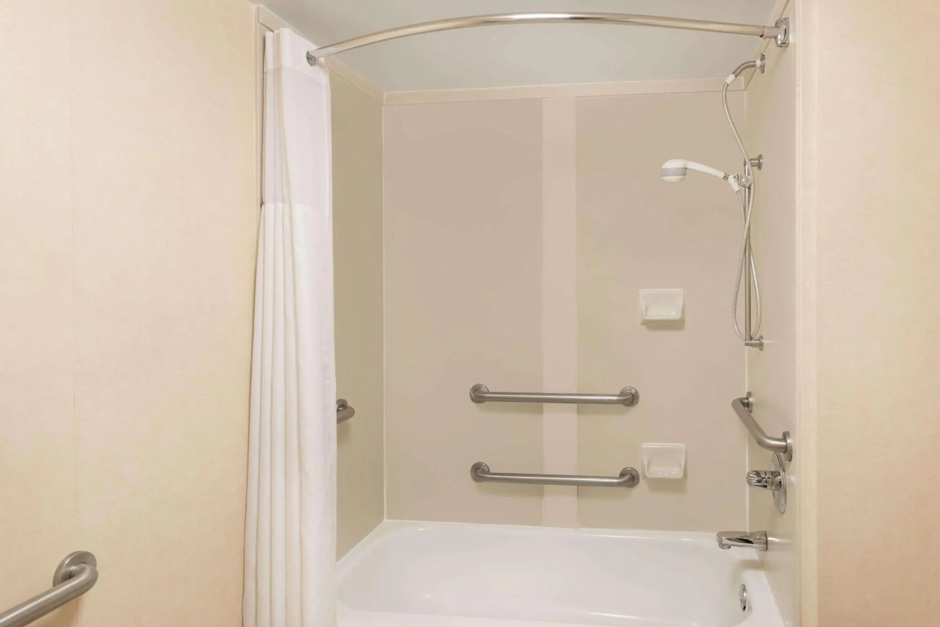 Bathroom in Baymont by Wyndham Griffin Bathroom in Baymont by Wyndham Griffin