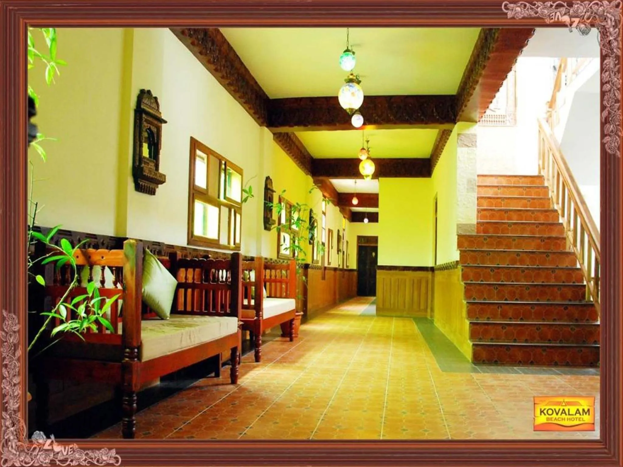 Lobby or reception in Kovalam Beach Hotel