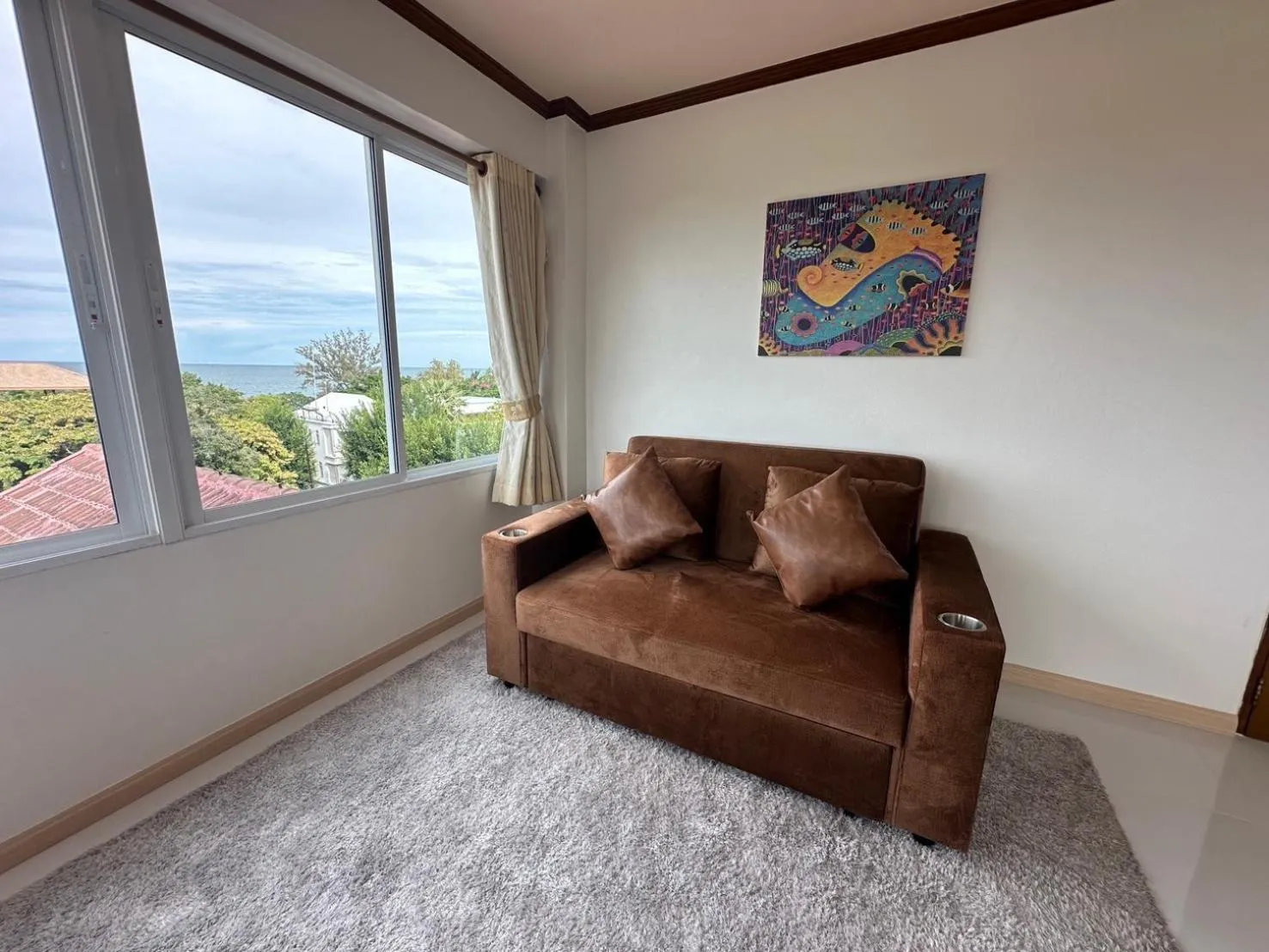 Living room in Thipurai Beach Hotel