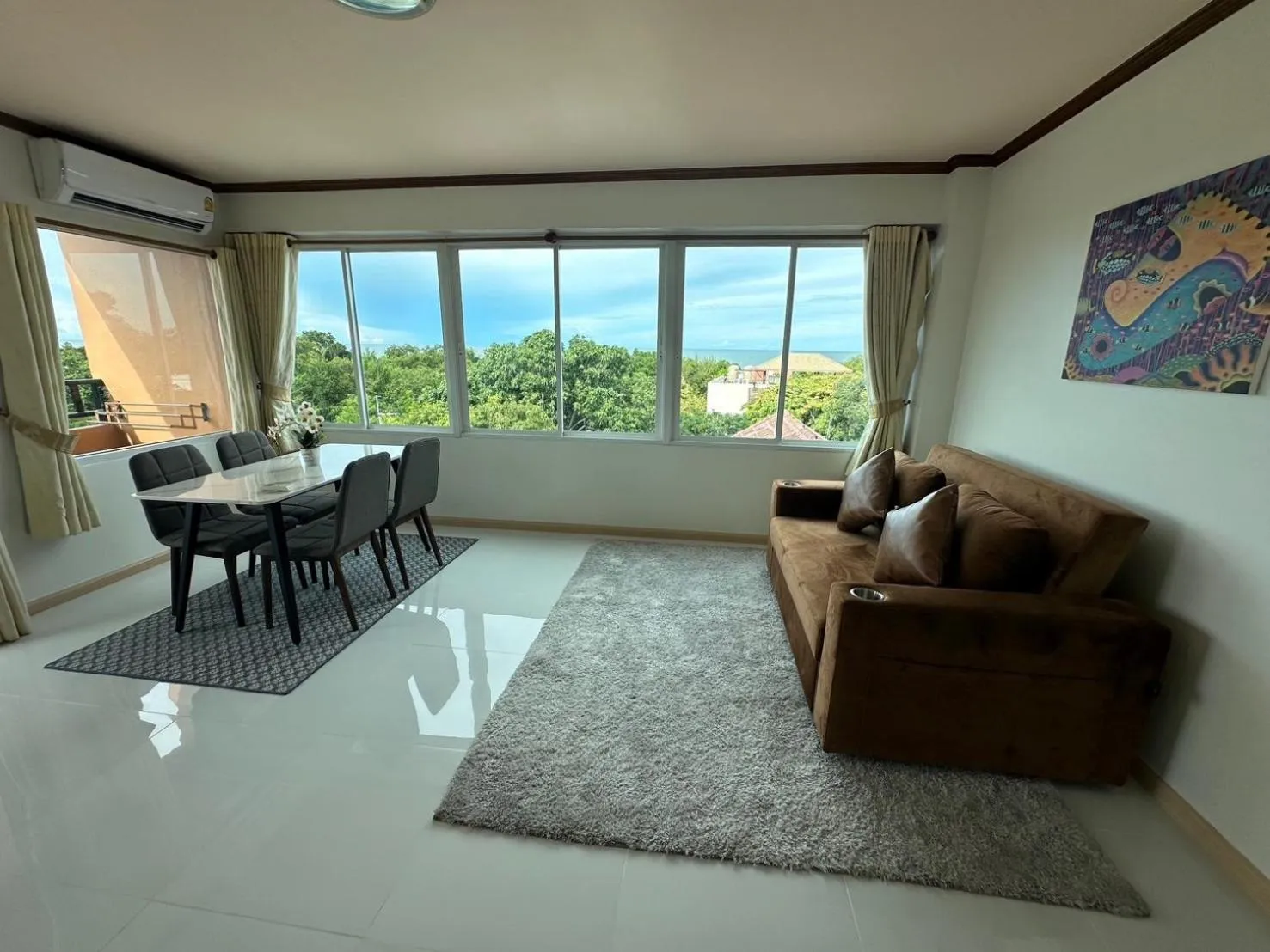 Living room in Thipurai Beach Hotel