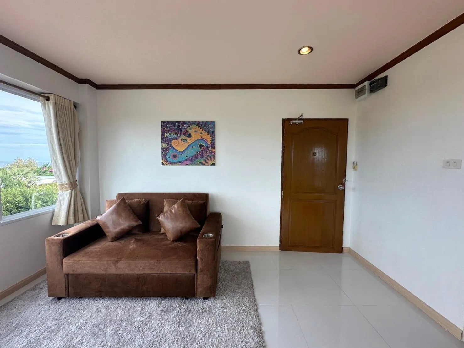 Living room in Thipurai Beach Hotel