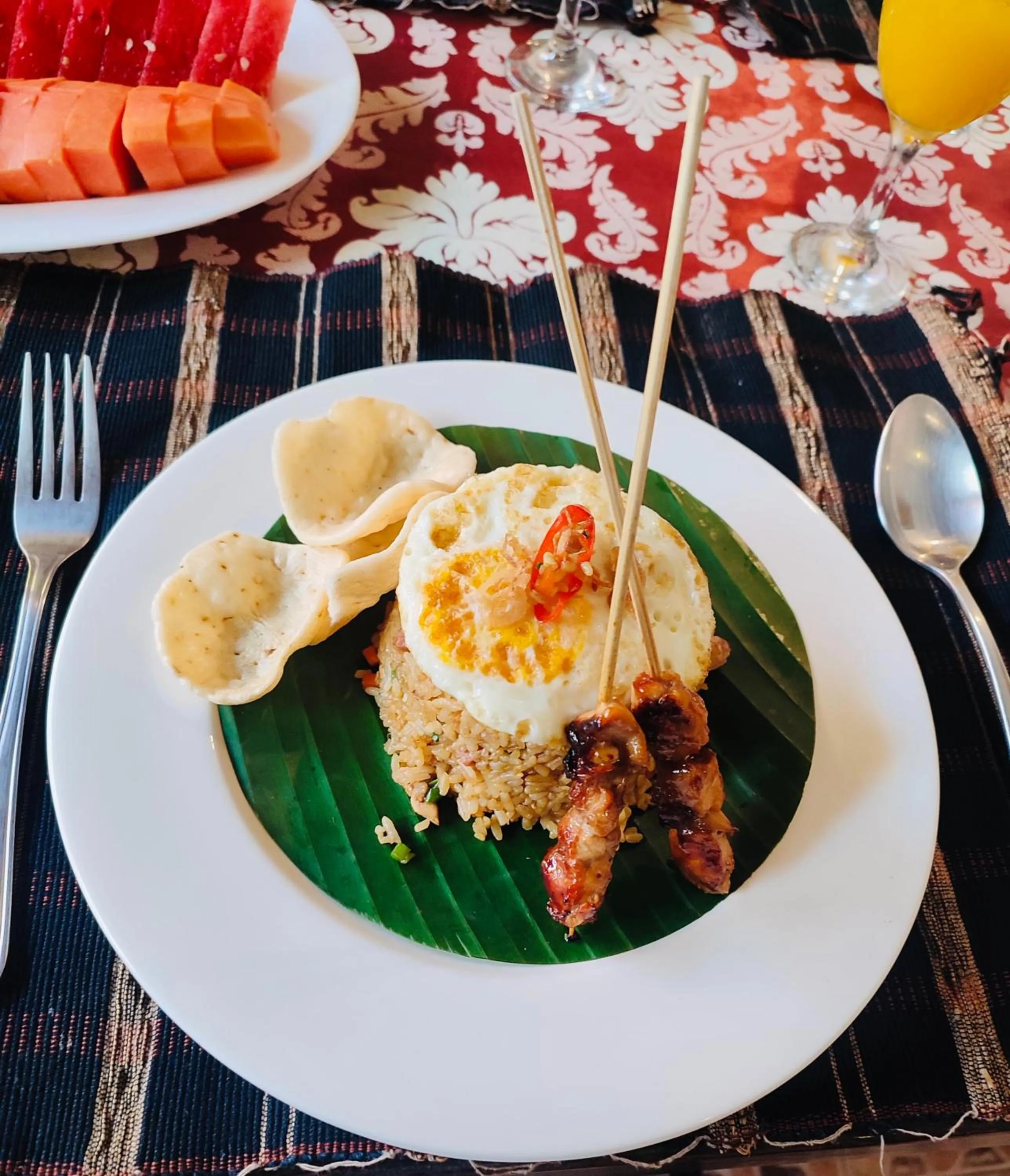 Food and drinks in Villa Cantik Tresna