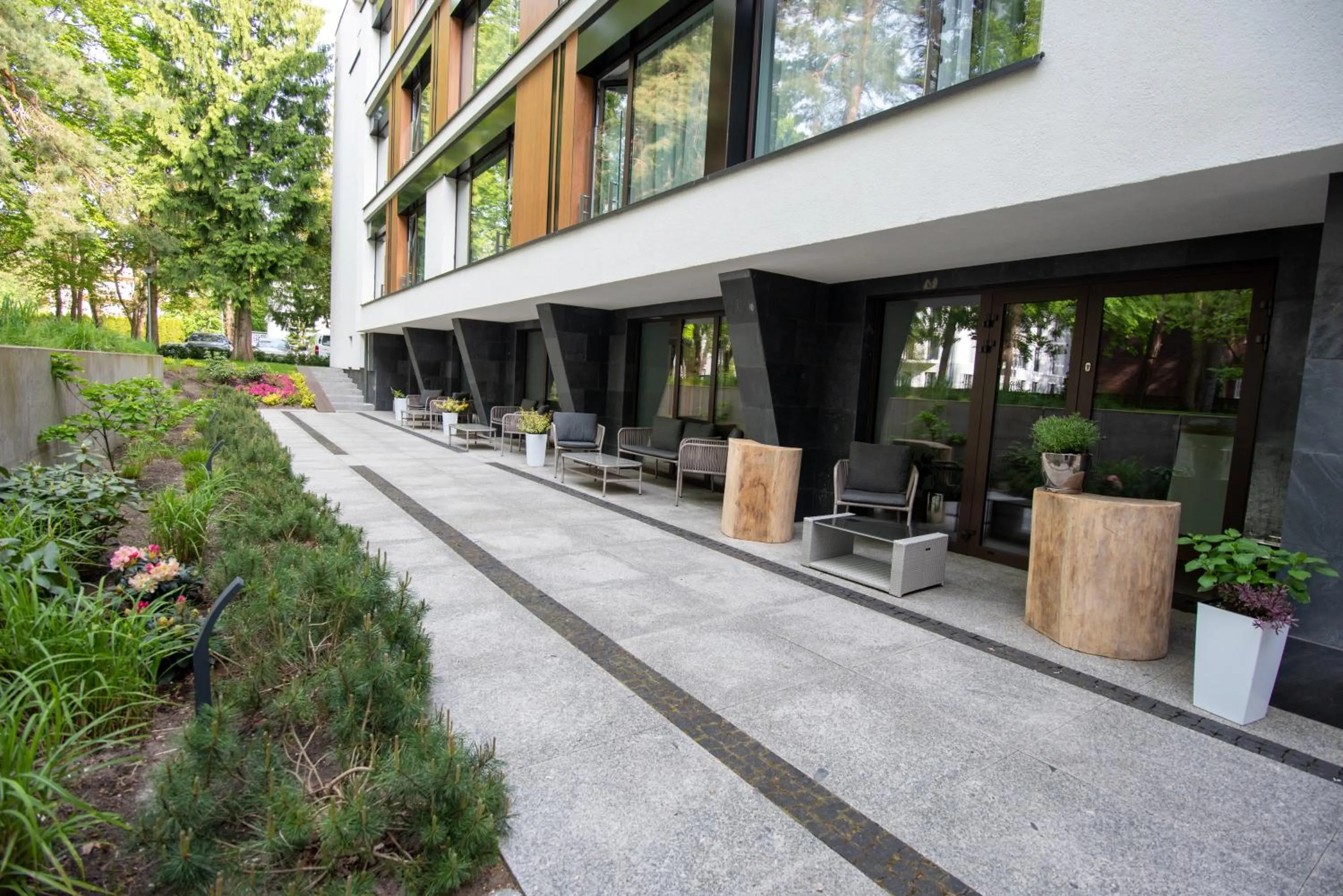 Patio in West Baltic Resort Wellness & Spa