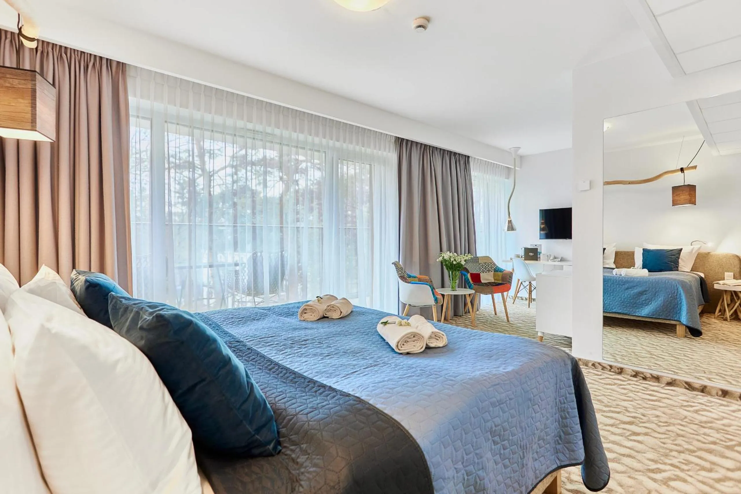 Bed in West Baltic Resort Wellness & Spa