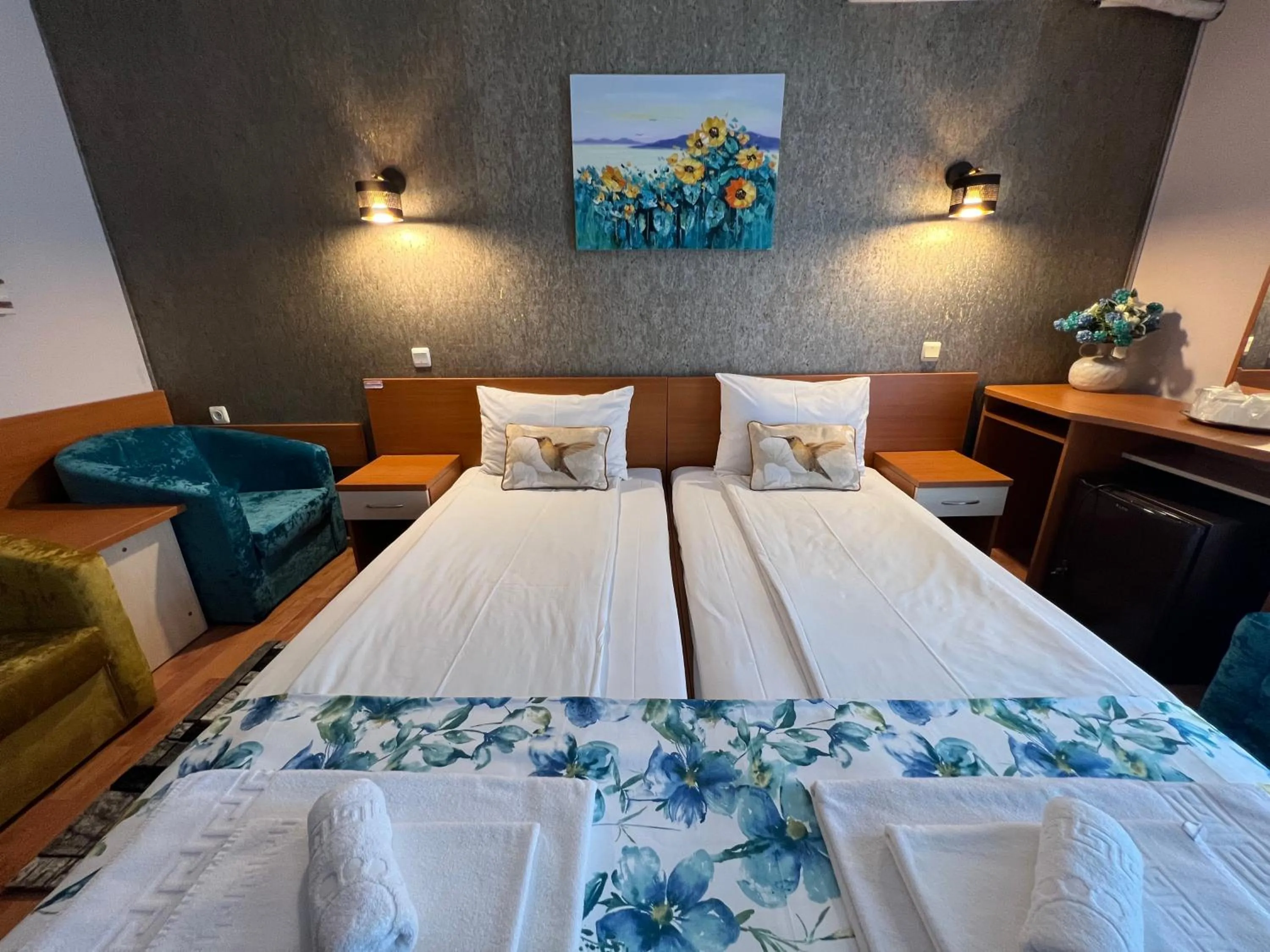 Bed in Hotel Violeta