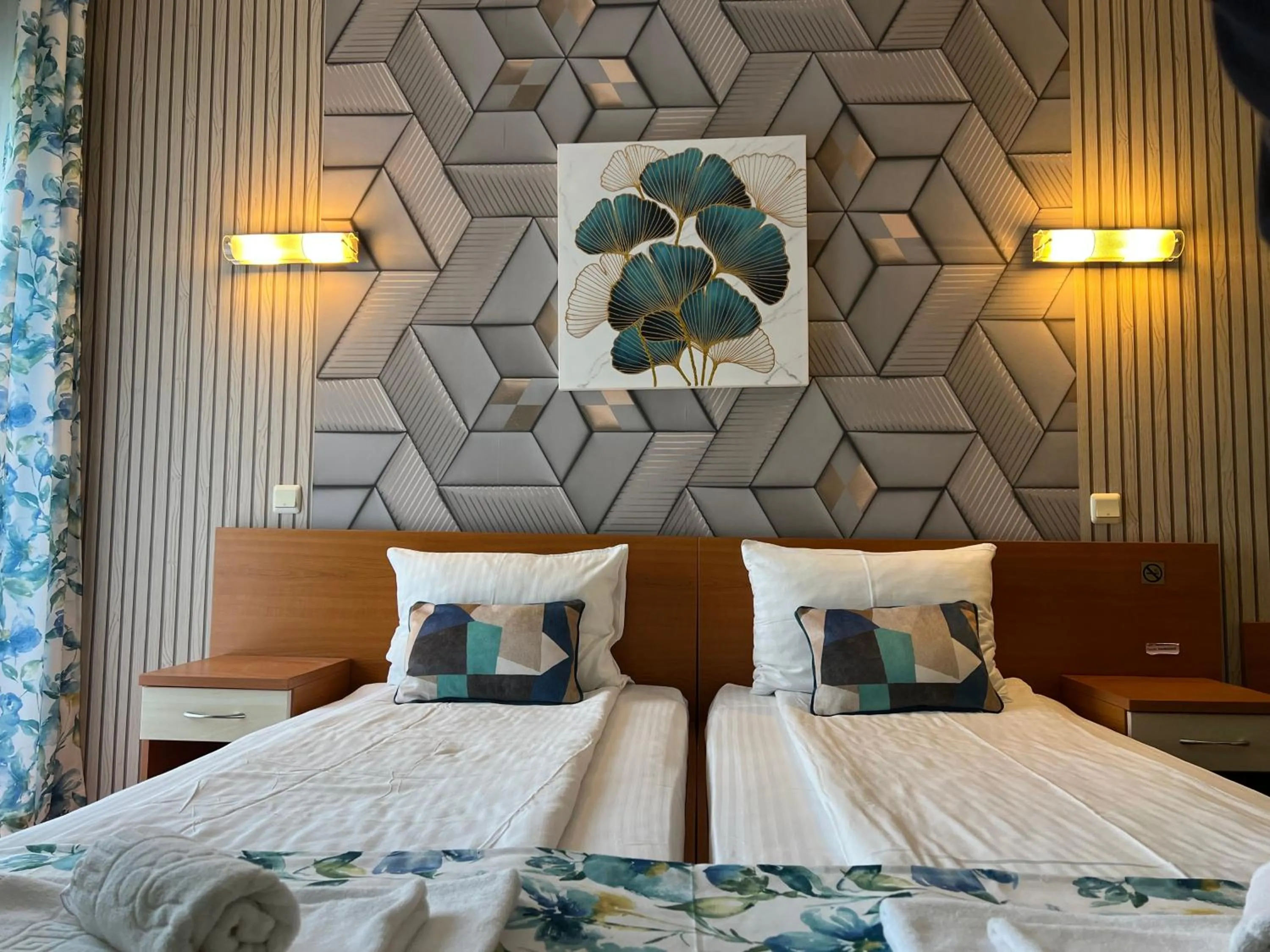 Bed in Hotel Violeta