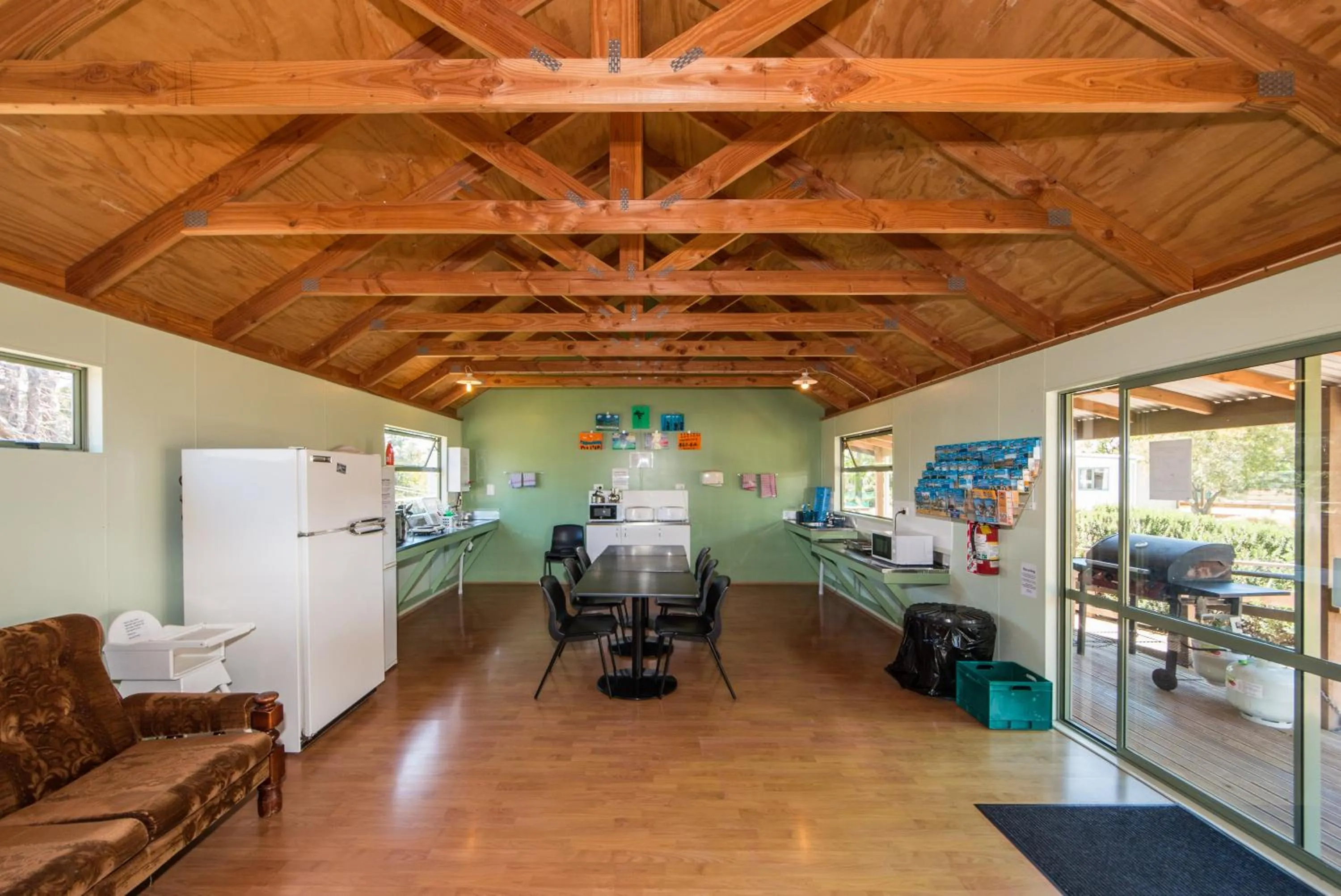 Communal kitchen in Martinborough TOP 10 Holiday Park