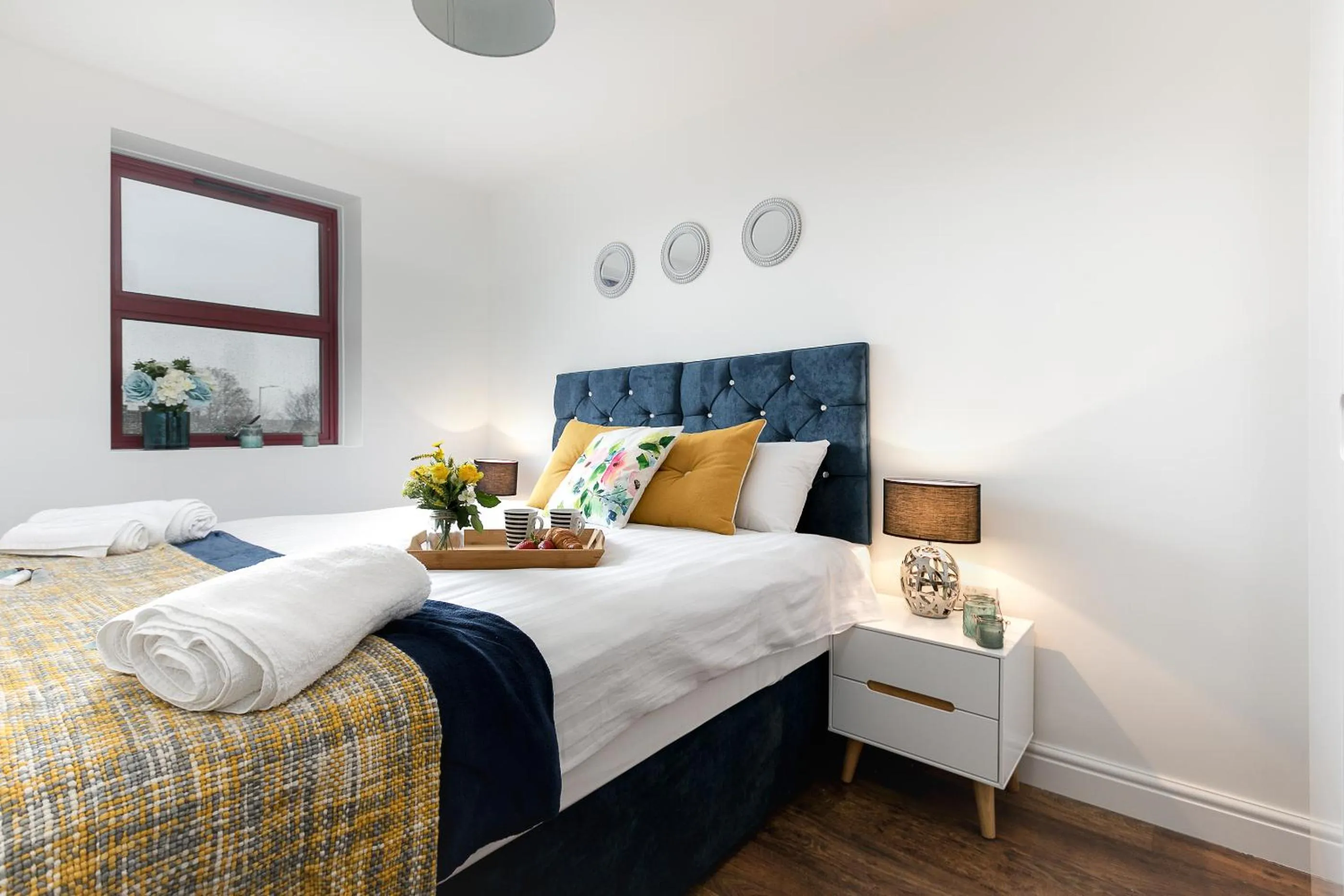 Bedroom in KVM - City Apartments - Contractors - Town Centre by KVM Stays