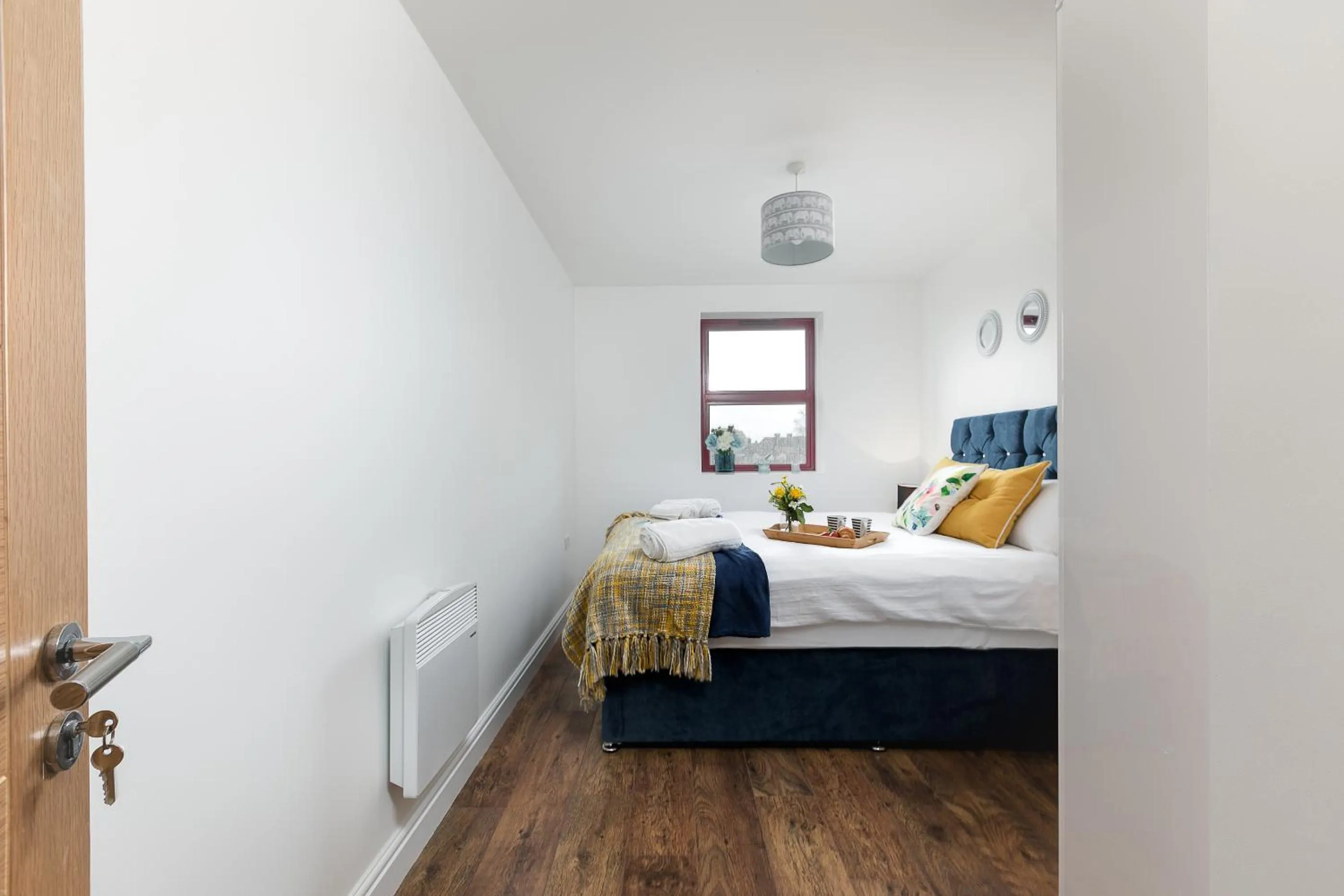 Bedroom in KVM - City Apartments - Contractors - Town Centre by KVM Stays