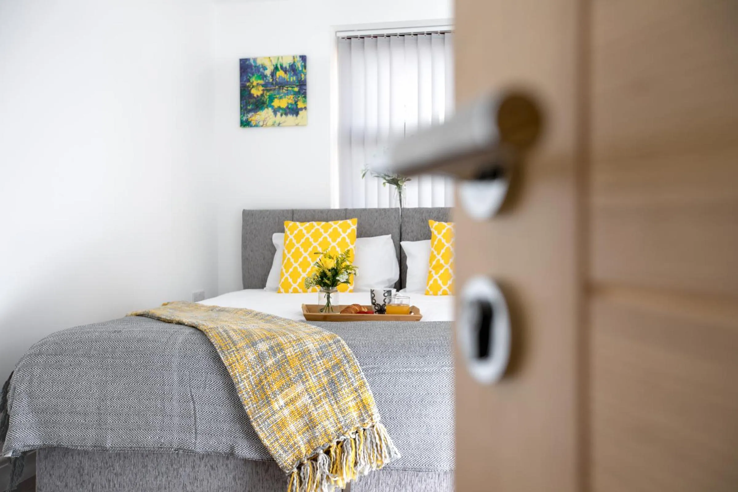 Bedroom in KVM - City Apartments - Contractors - Town Centre by KVM Stays