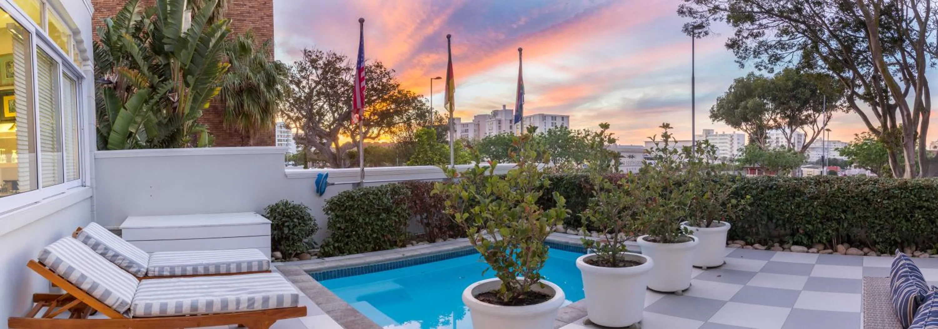 Swimming pool in Head South Lodge