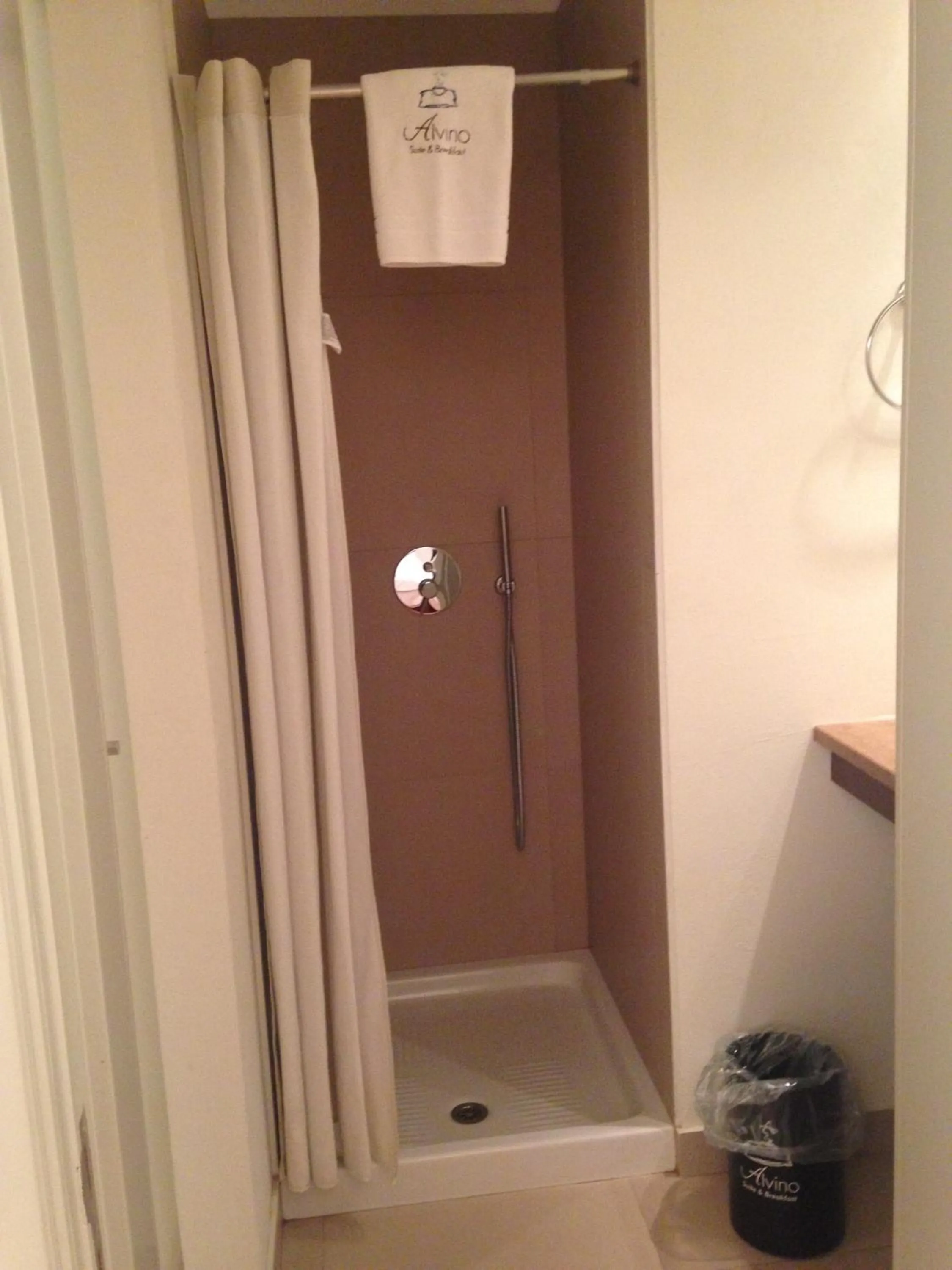 Shower in Alvino Suite And Breakfast