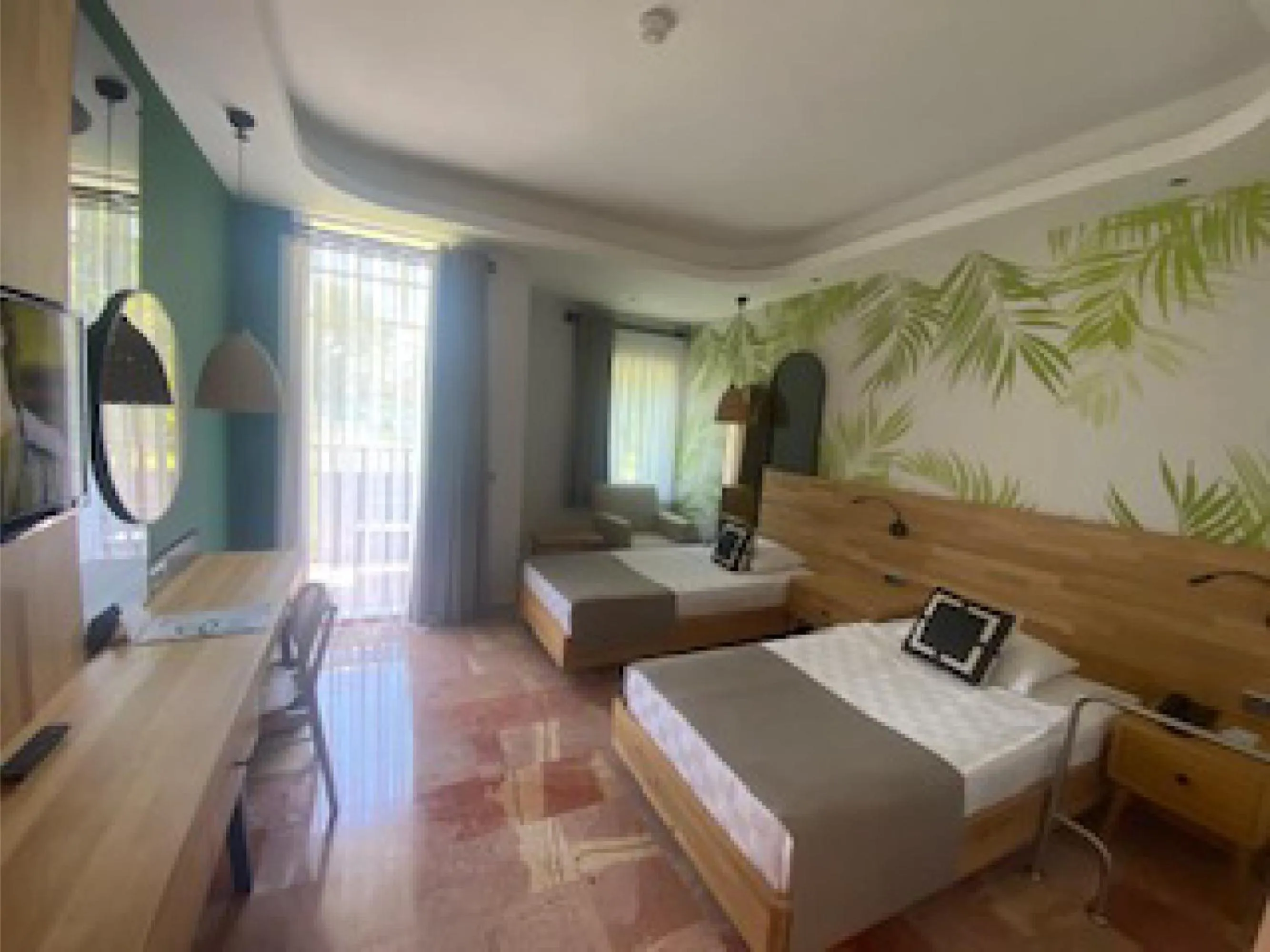 Bedroom, Bed in Club Tuana Fethiye - All Inclusive