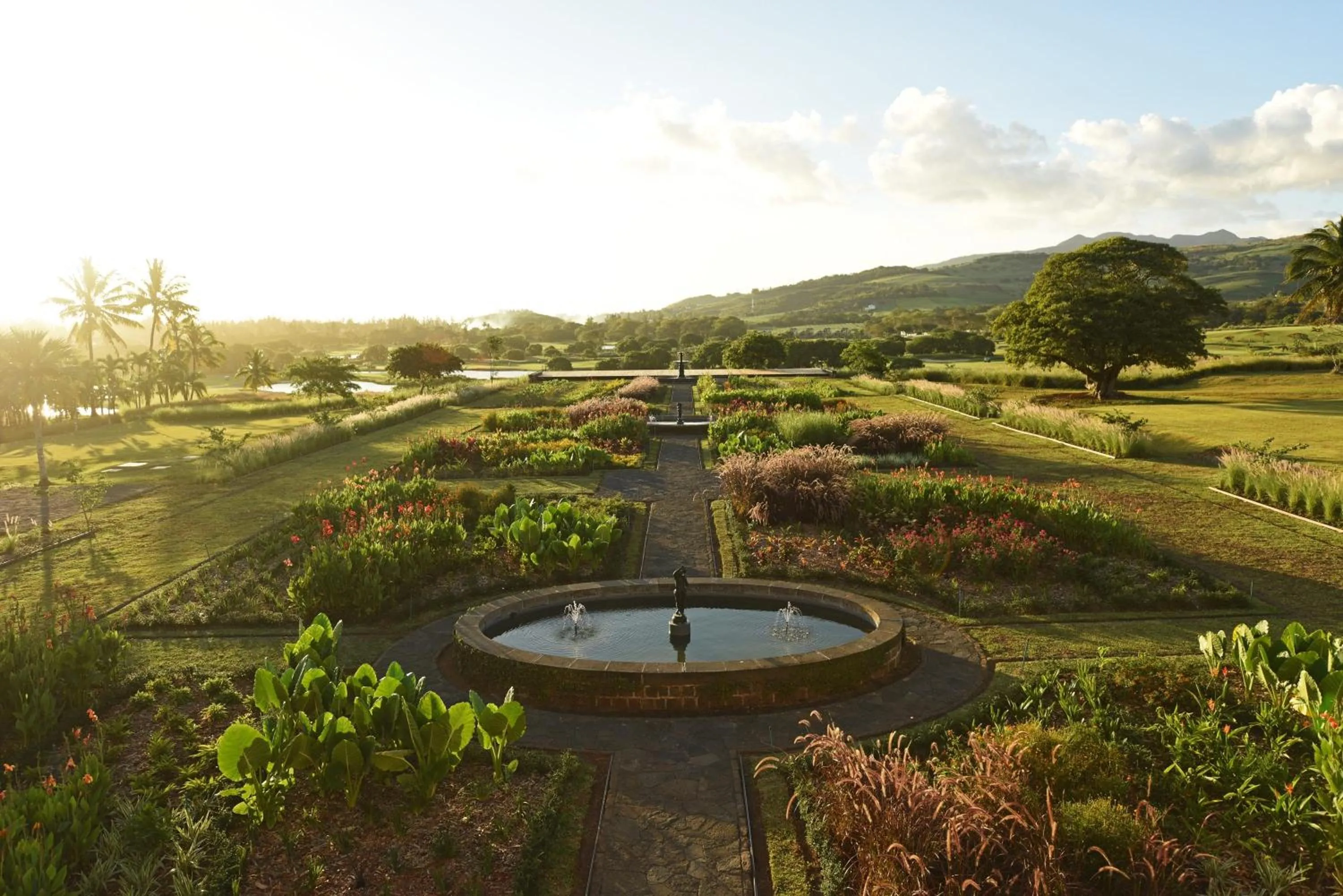 Garden in Heritage Le Telfair Golf & Wellness Resort