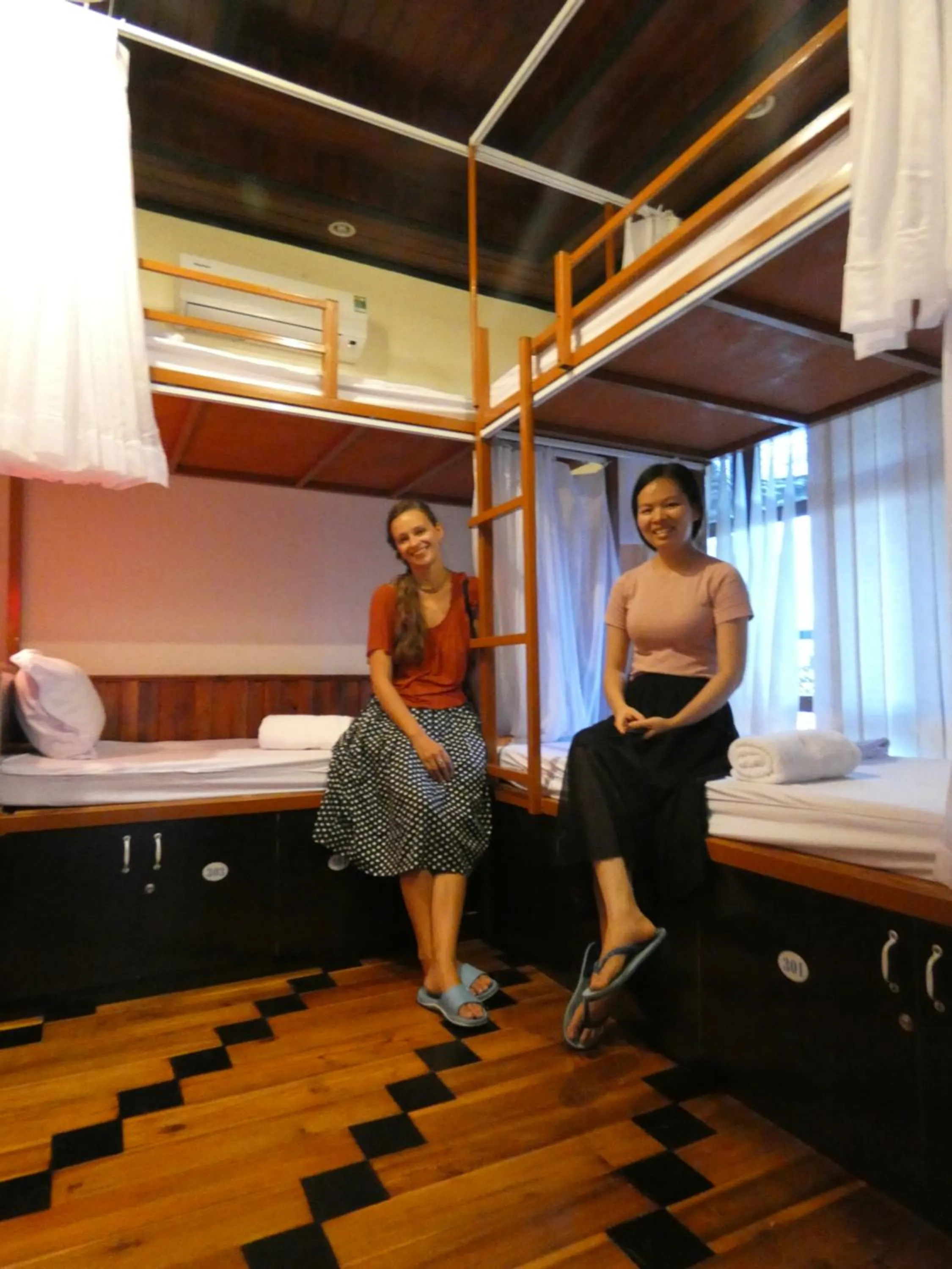 Bed in Nam Phương Riverside Villa