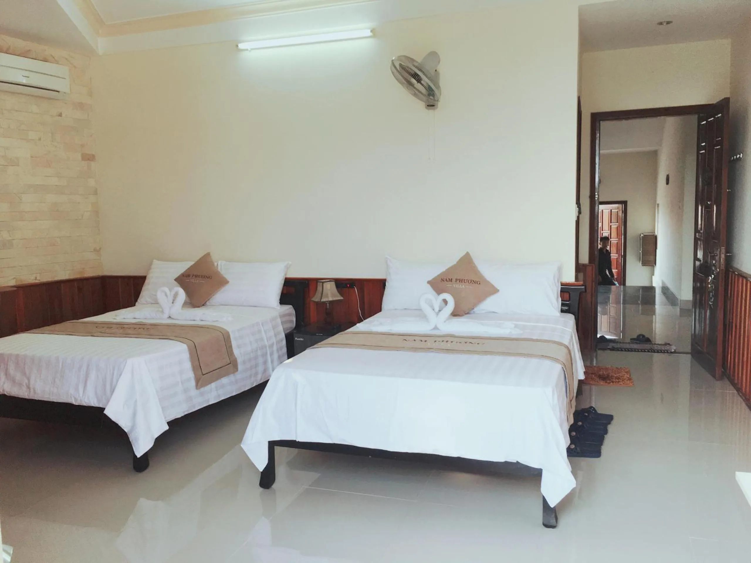 Bedroom, Bed in Nam Phương Riverside Villa